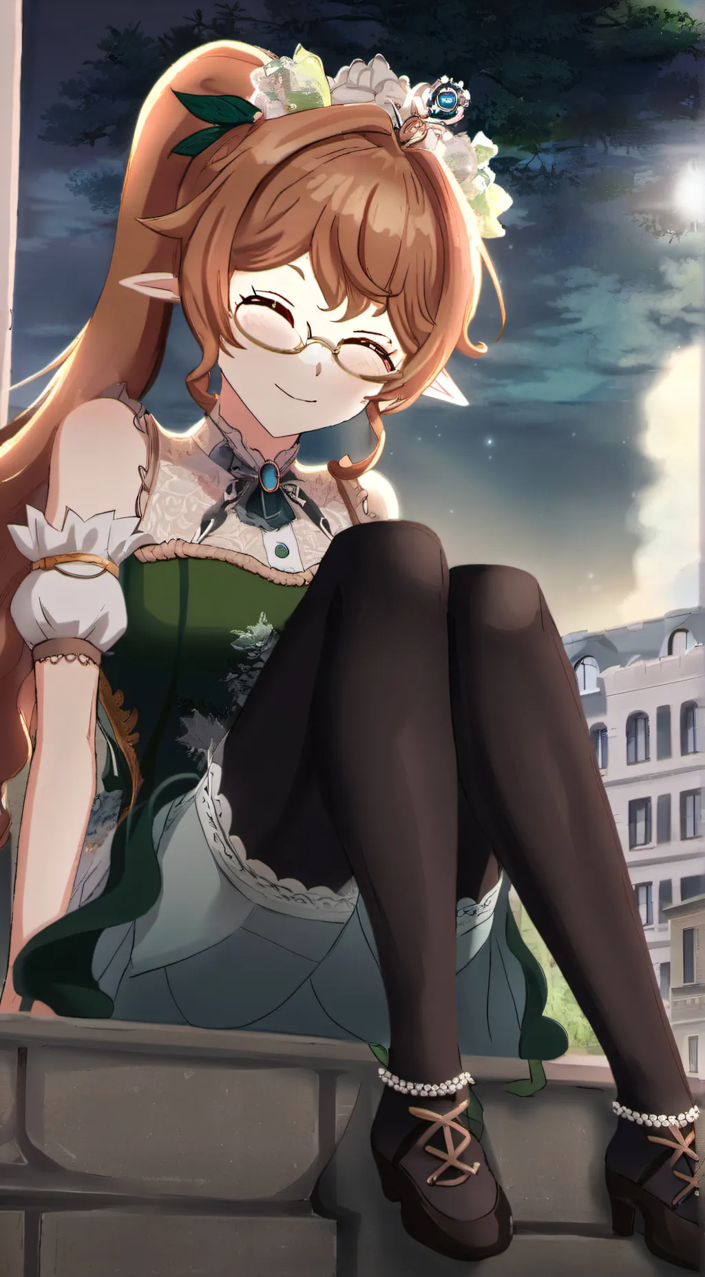 ai character: Misokazuki  background