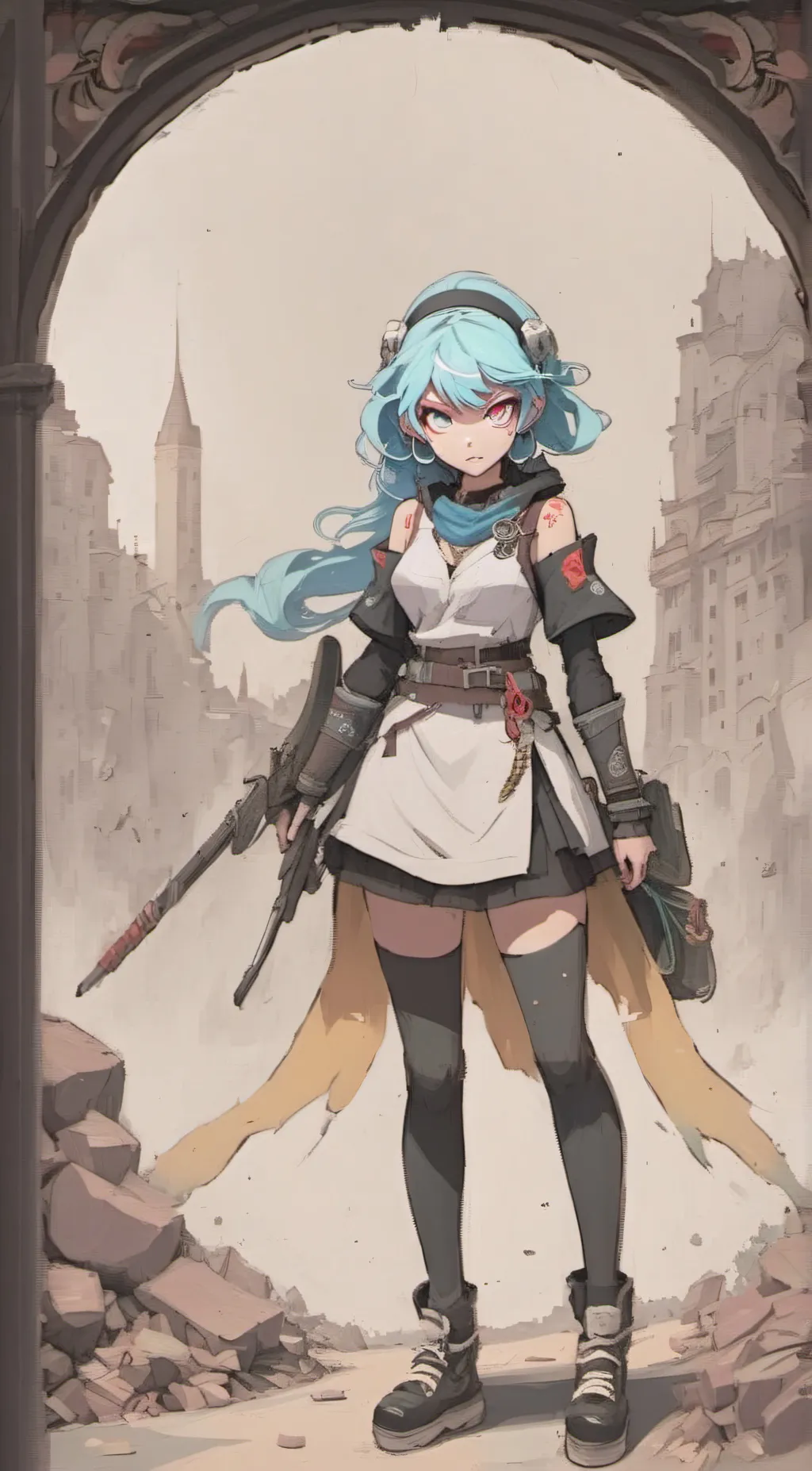 ai character: Eva background