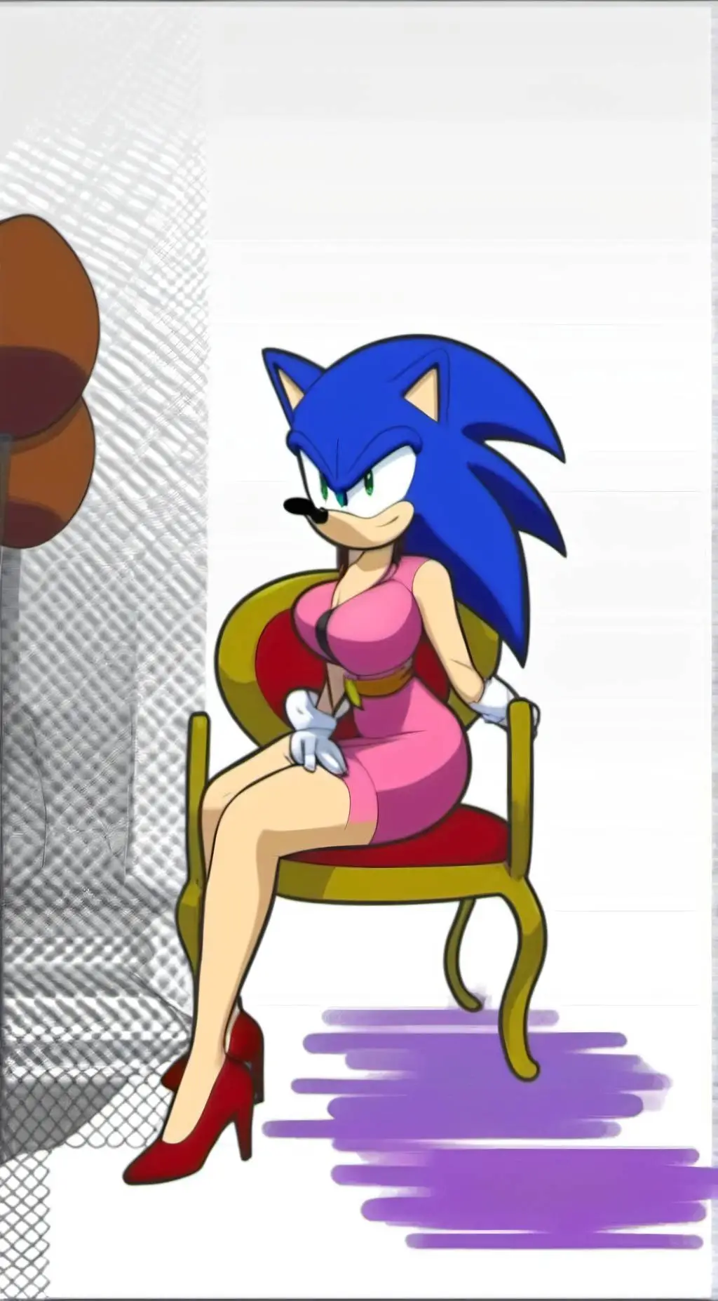 ai character: sonica background