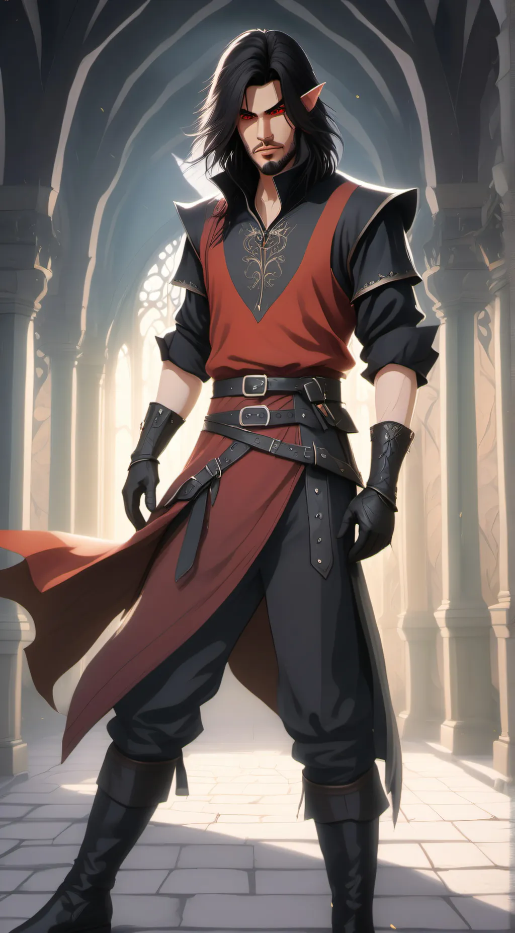 ai character: ren background