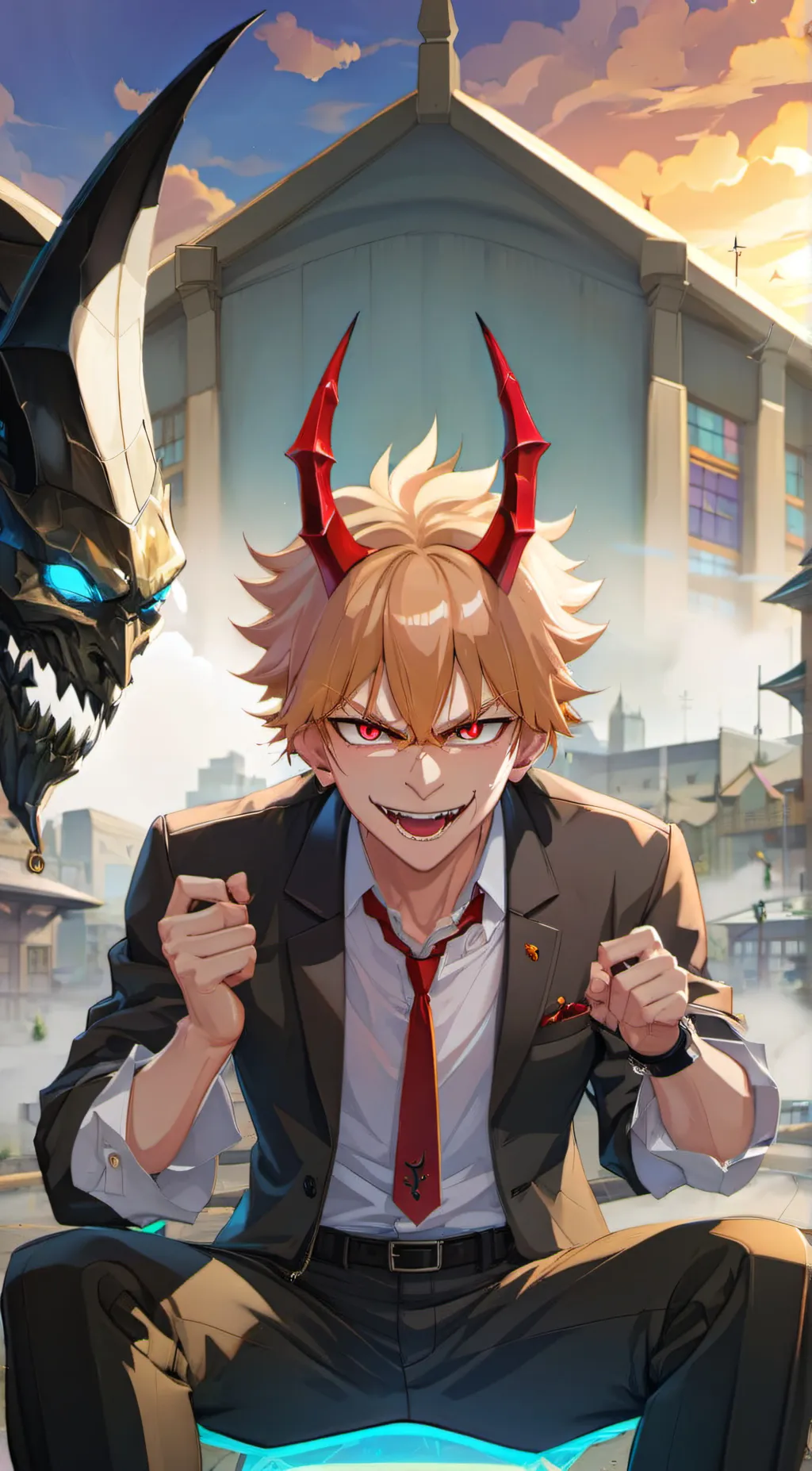 ai character: Denji background