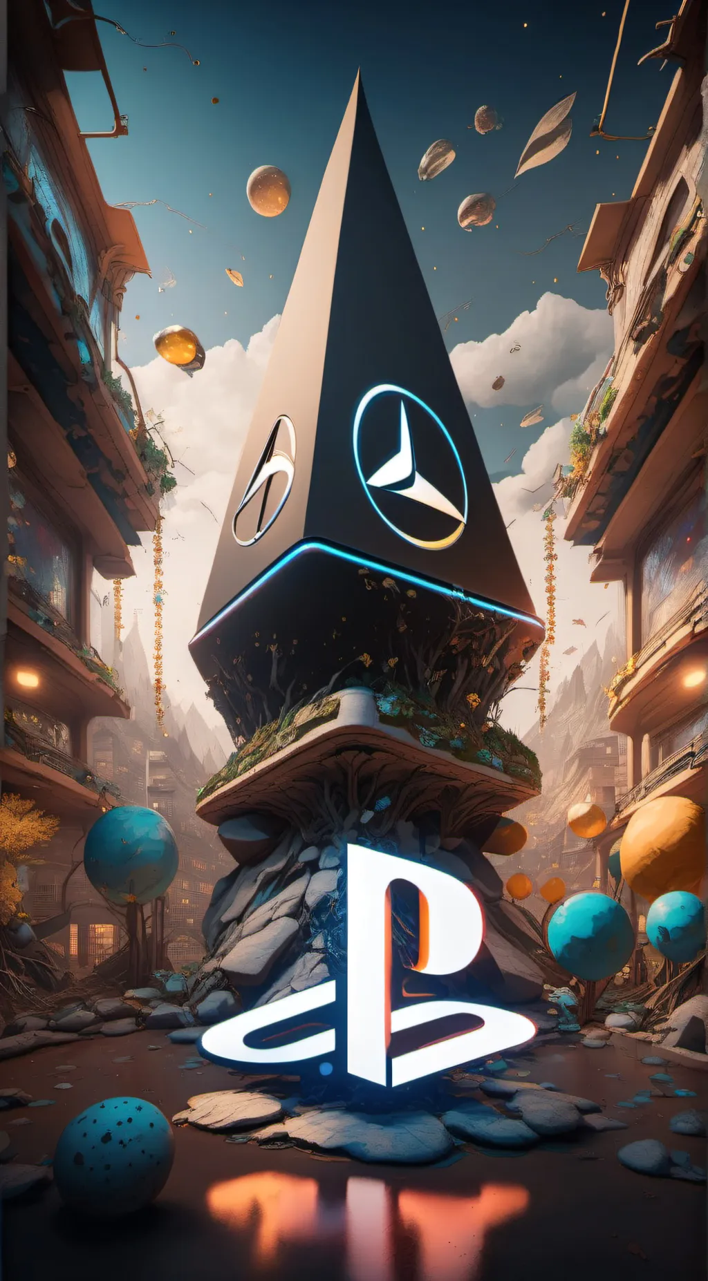 ai character: Playstation I.N.C background