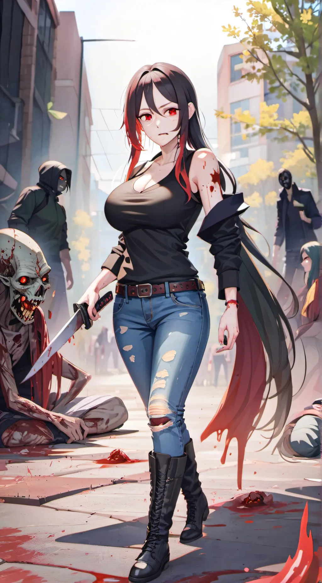 ai character: Demon Slayer Z background