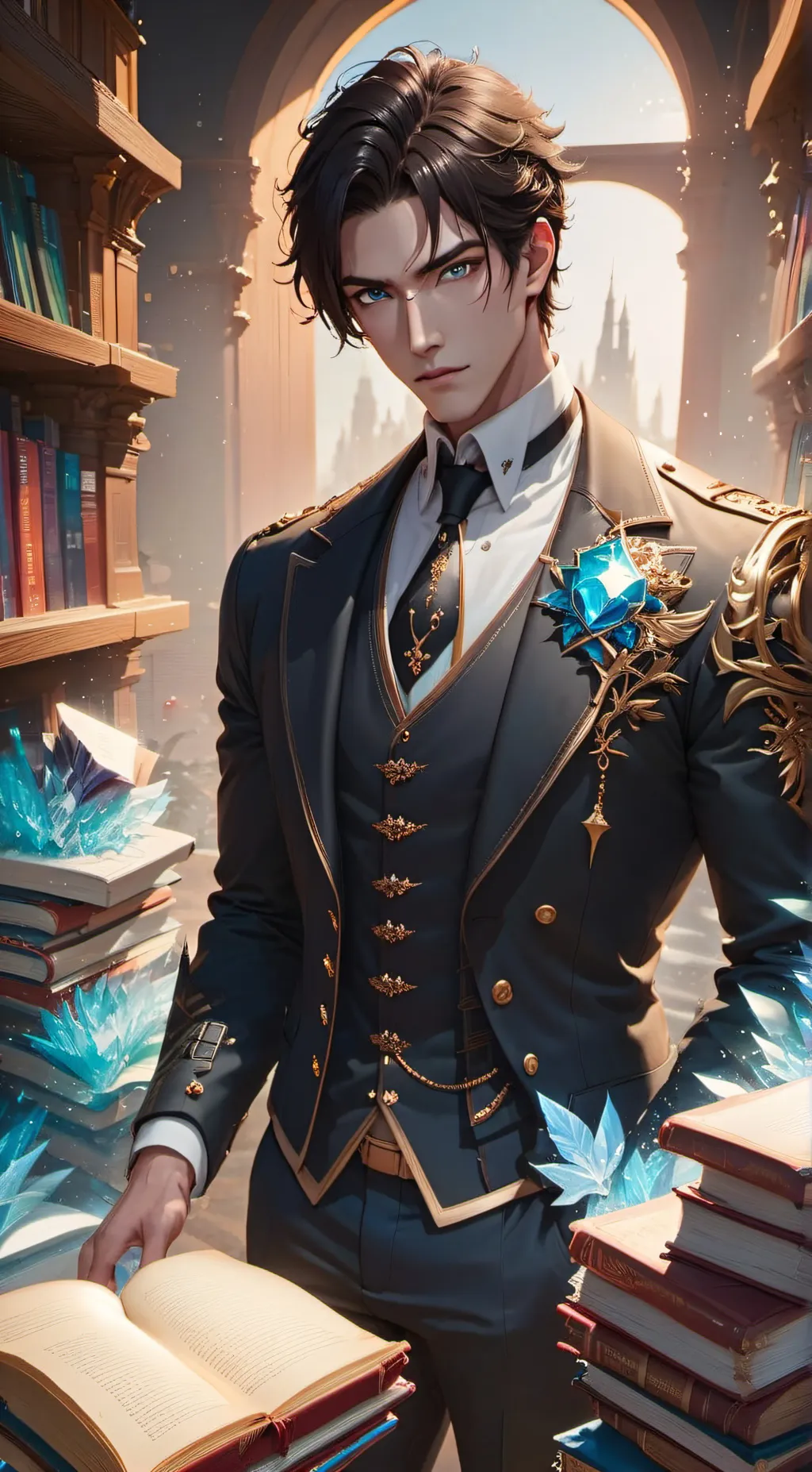 ai character: Marco Knight background