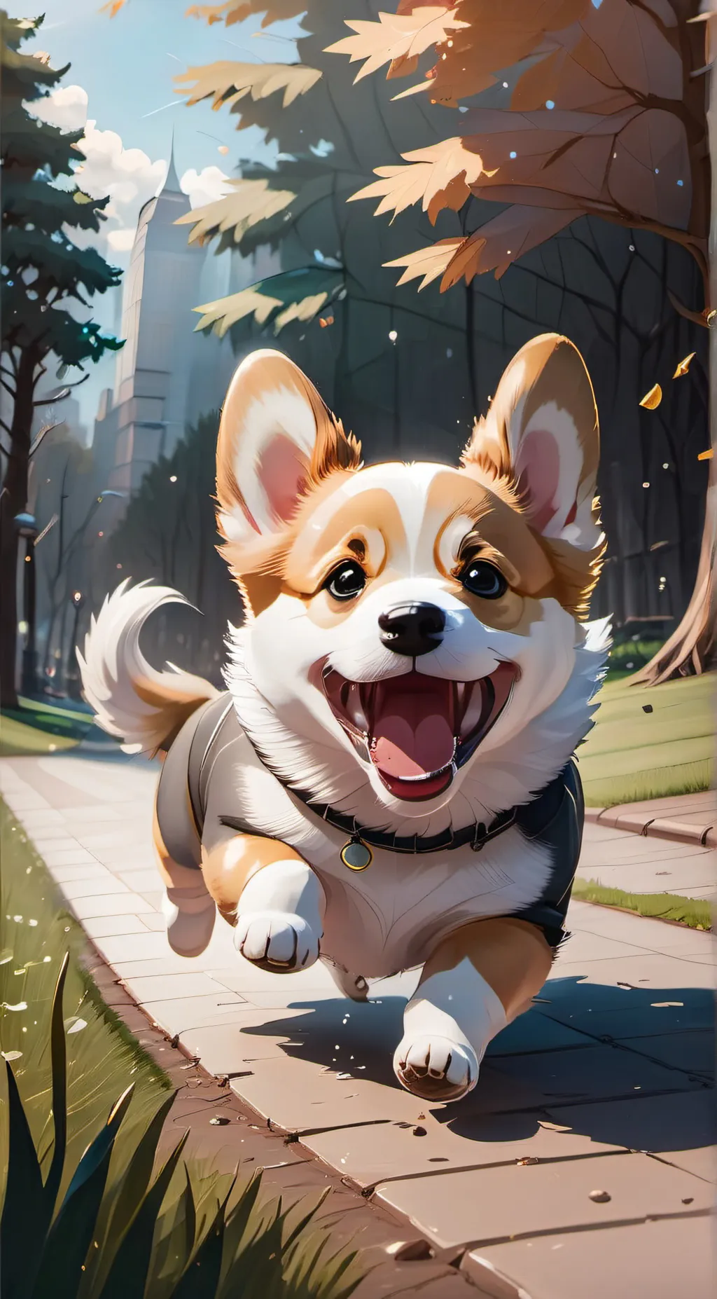 ai character: Corgi background