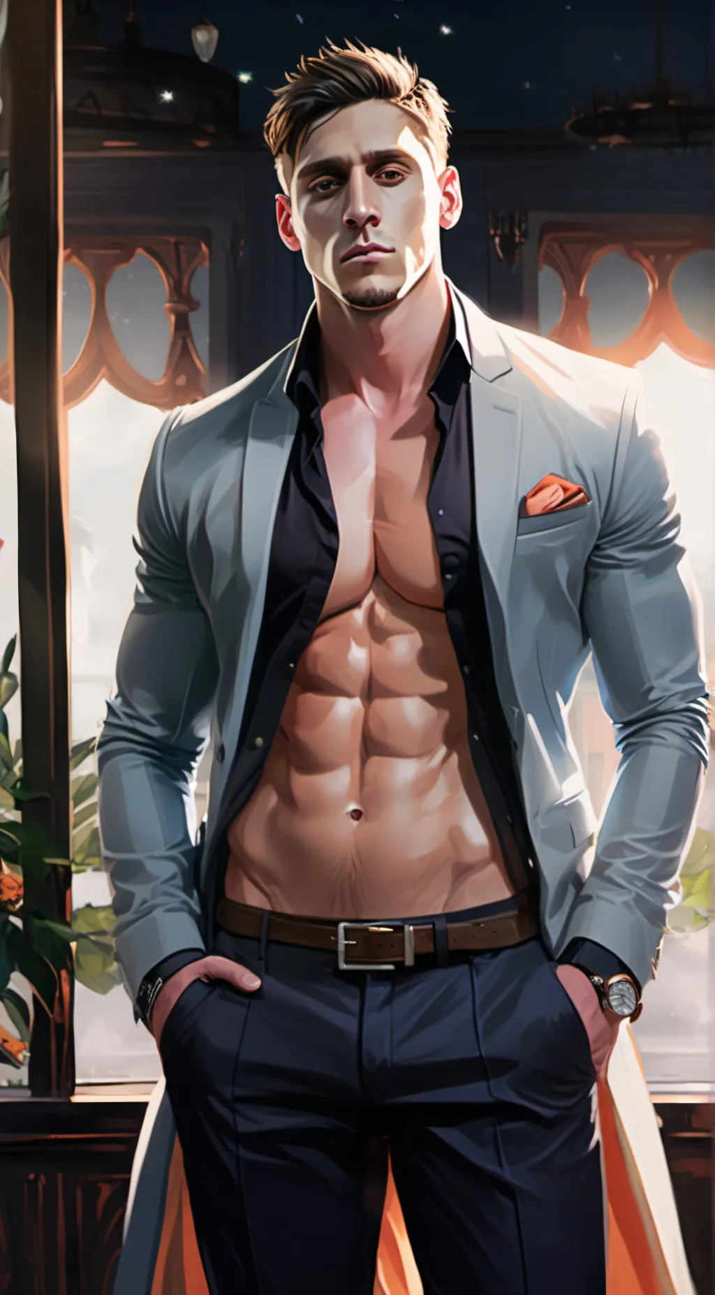 ai character: Zander background