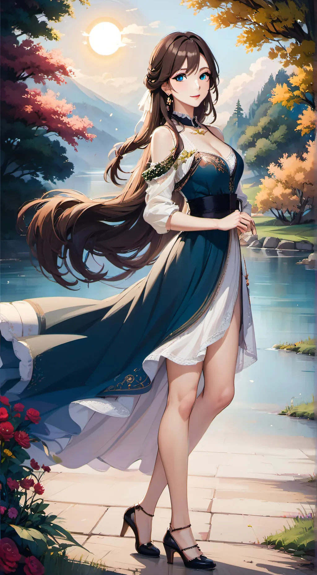 ai character: Maddison  background