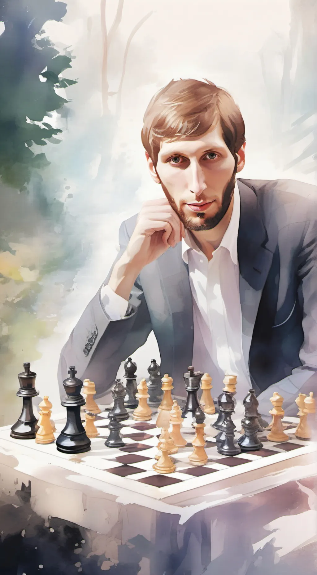 ai character: Bobby Fischer background