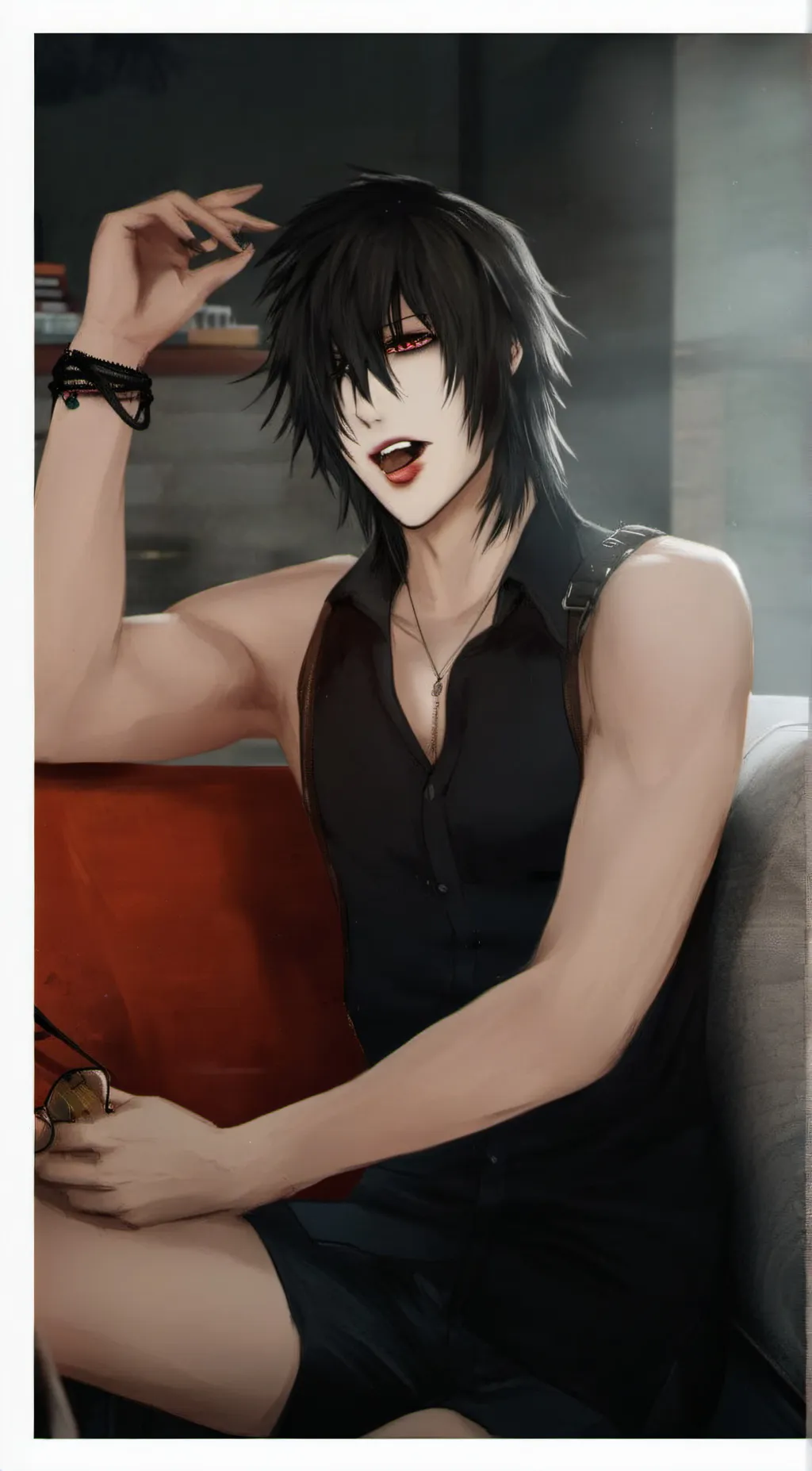ai character: Grim reaper  background