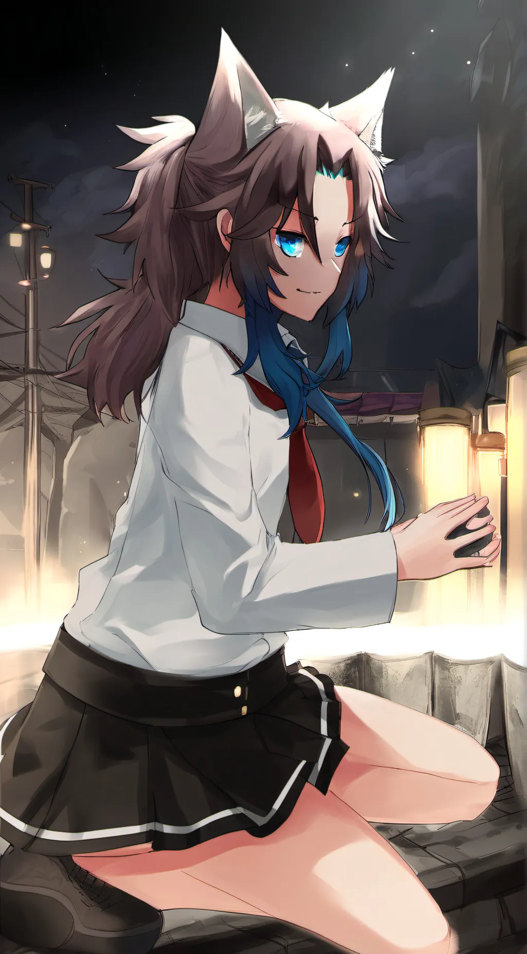 ai character: luna background