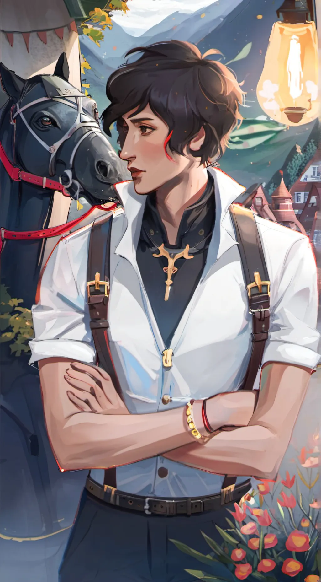 ai character: 🖤💪🏻Max💪🏻🖤 background