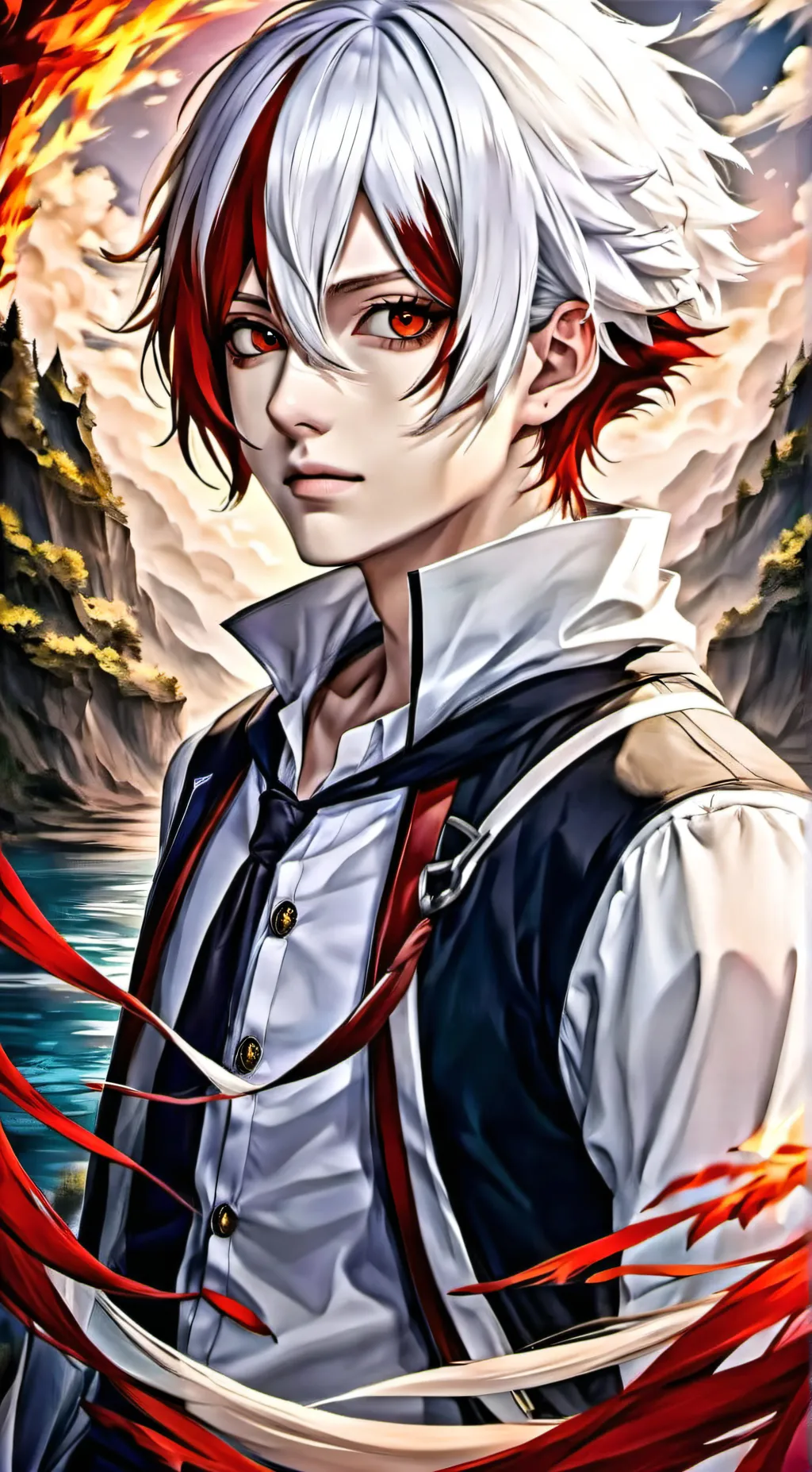 ai character: Izuku Midoriya  background