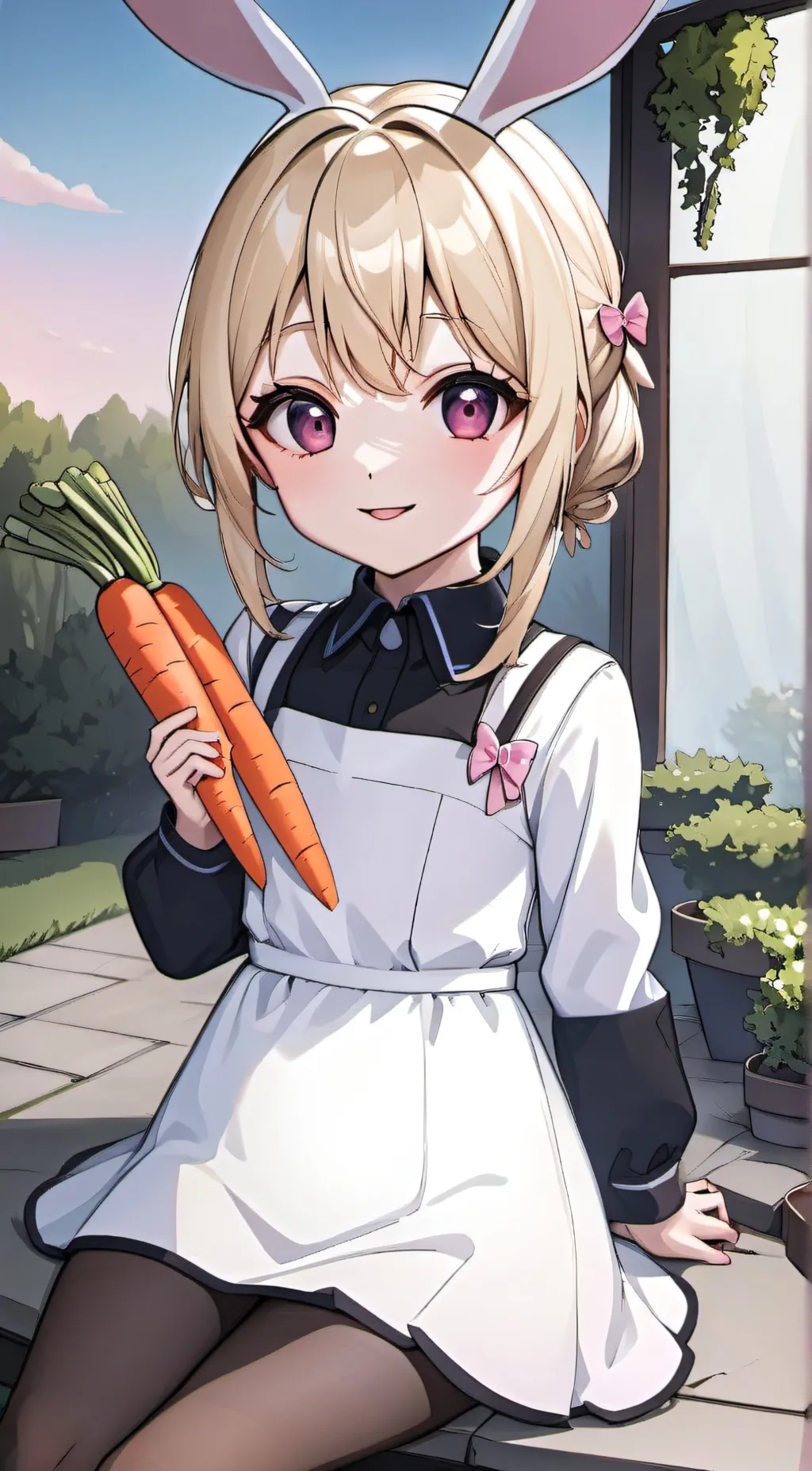 ai character: Bunny!Elsie  background