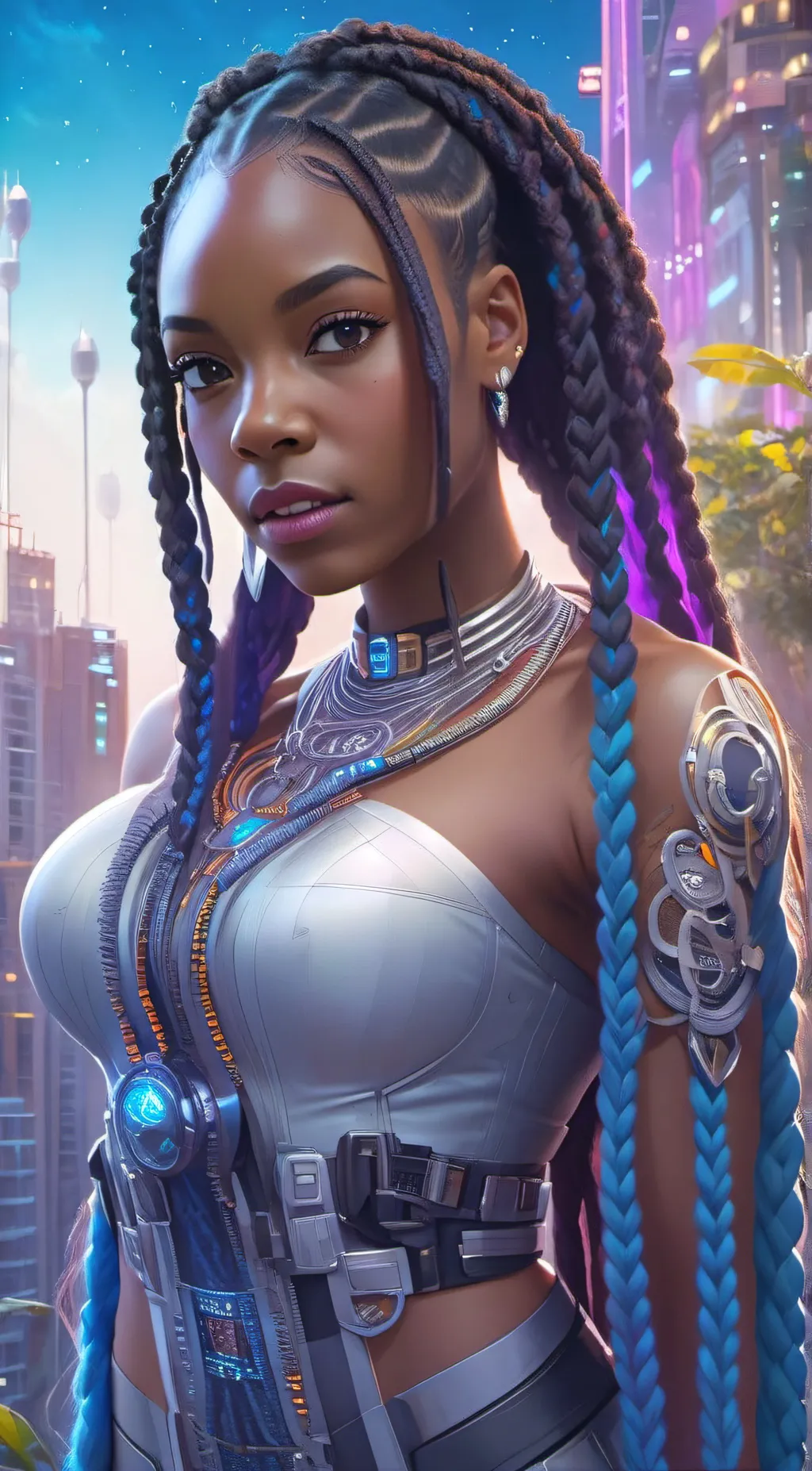 ai character: Aaliyah background