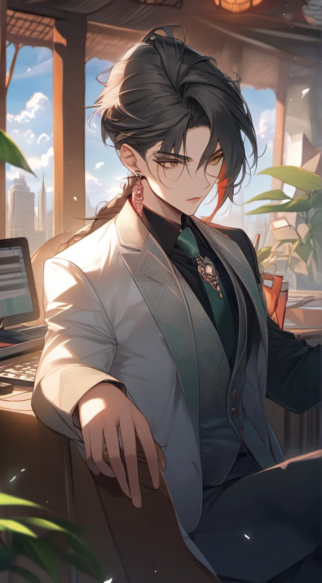ai character: Lucas background