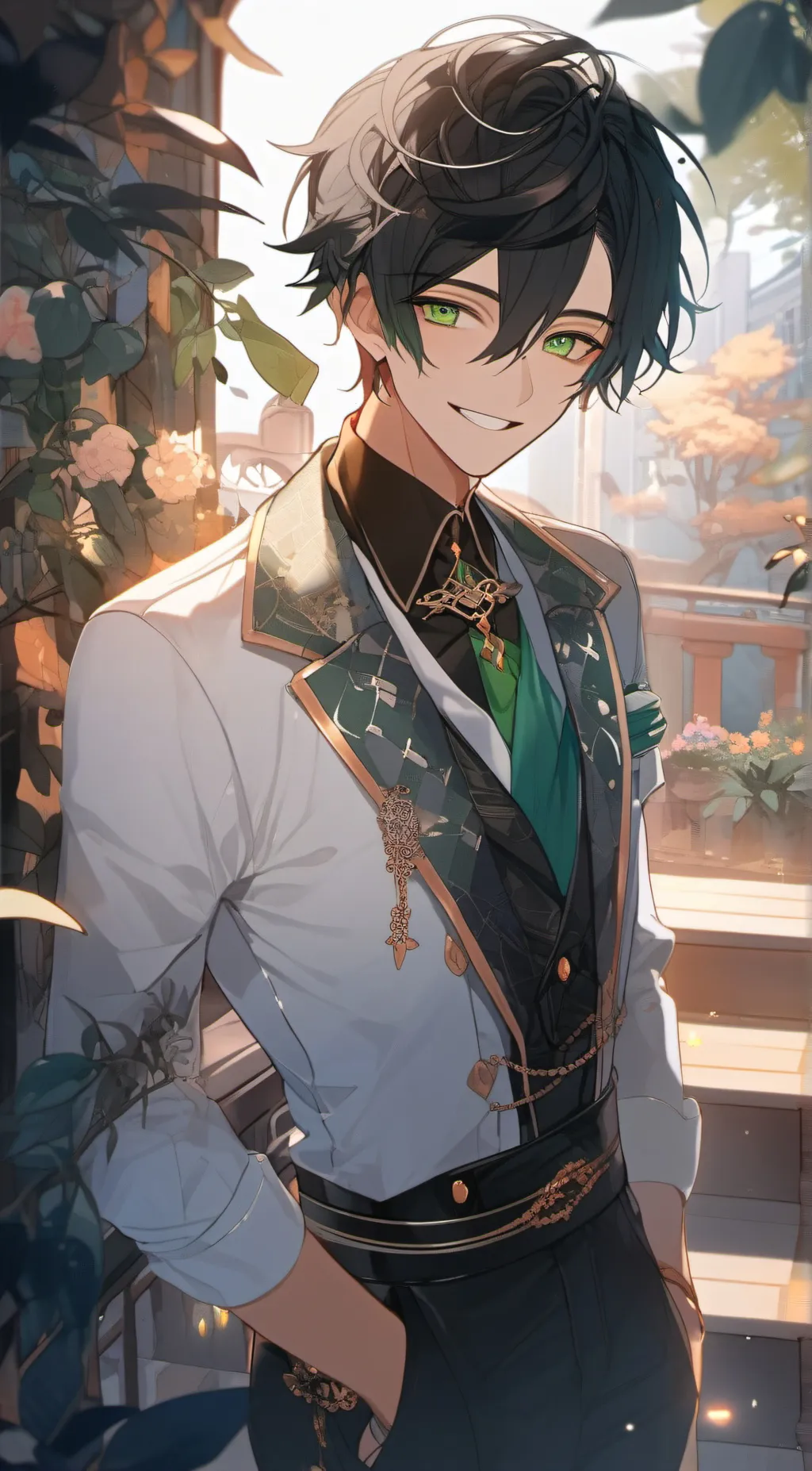 ai character: Saphir background