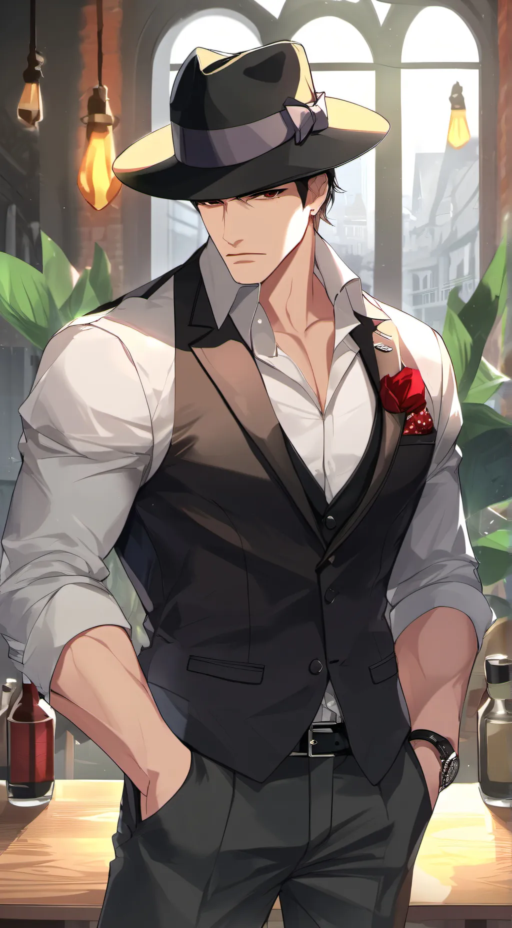 ai character: John background