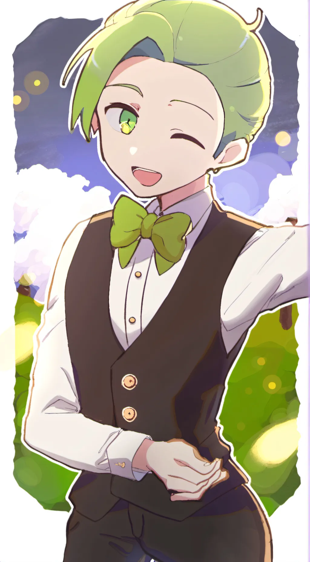 ai character: 💚 Cilan 💚 background