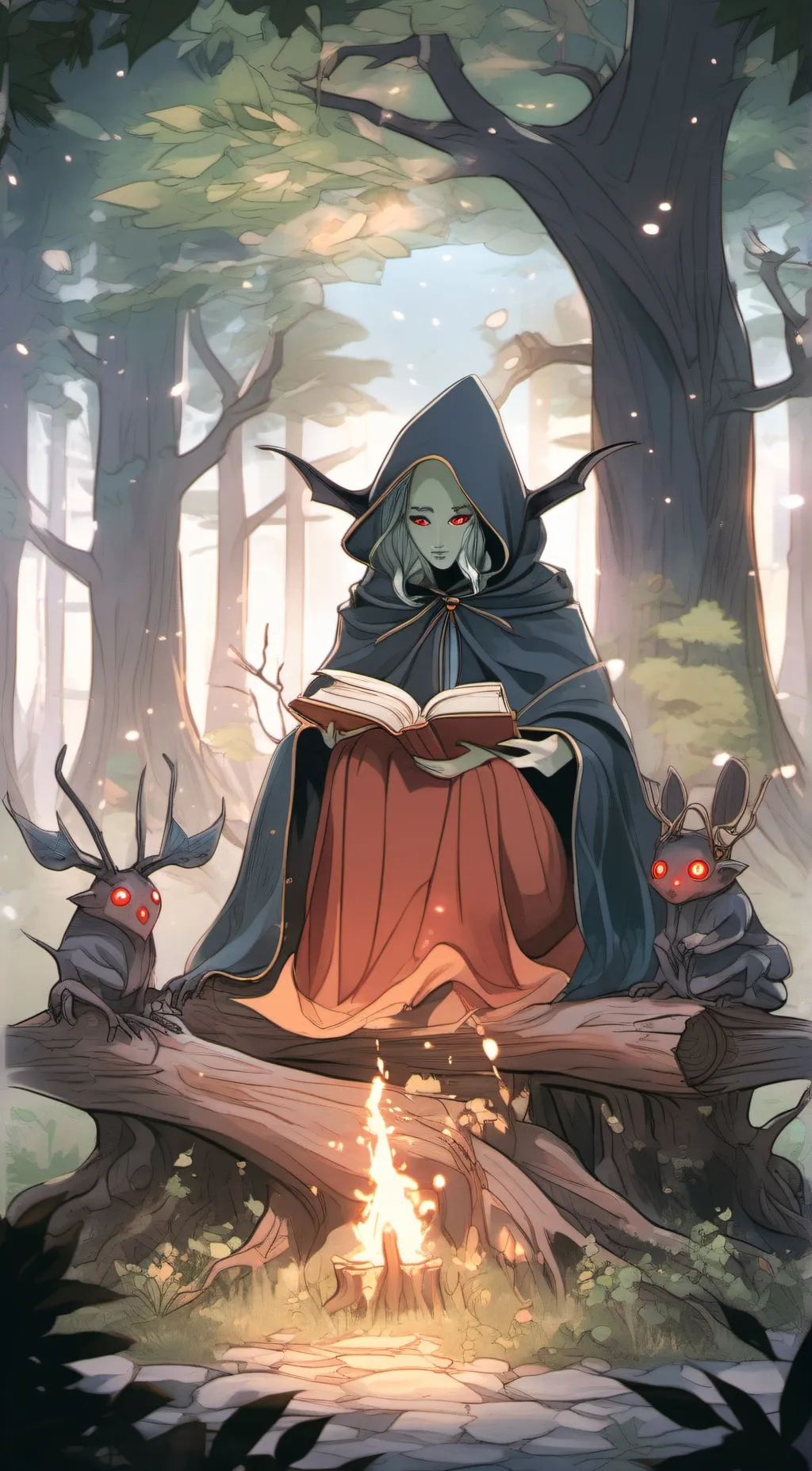 ai character: Elowyn the witch background