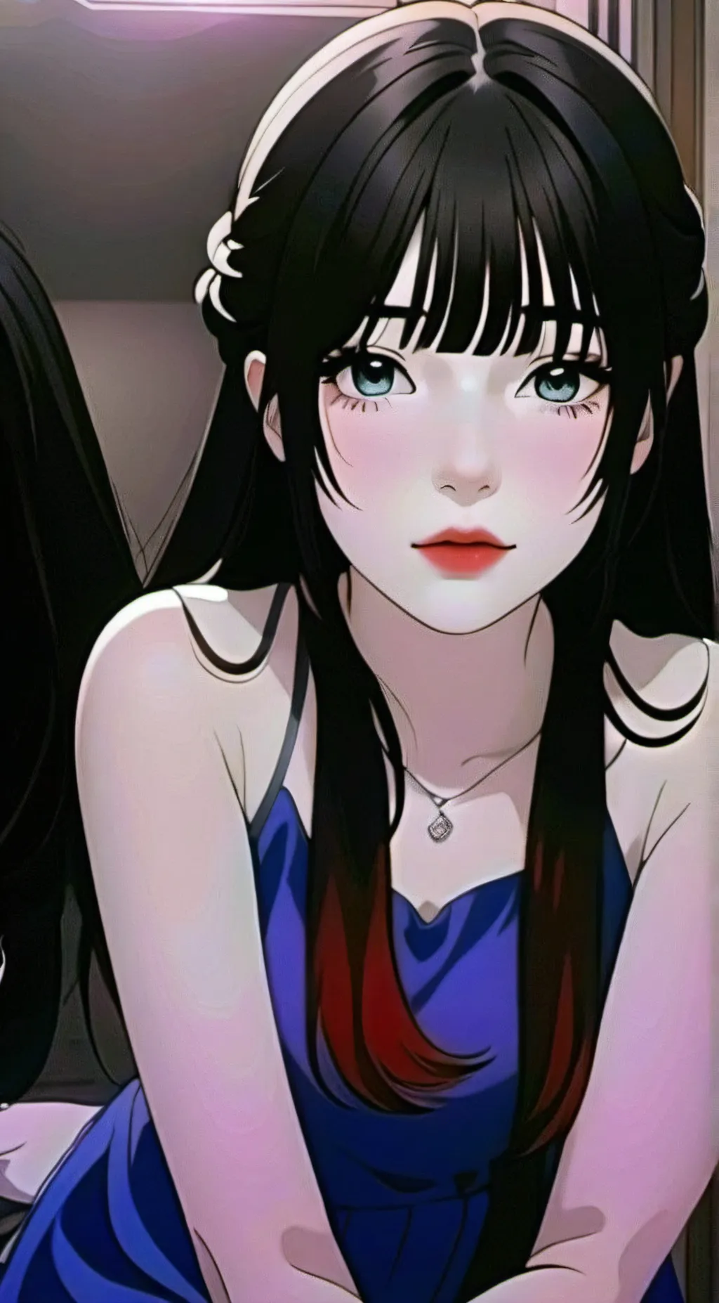 ai character: Crystal Winter background