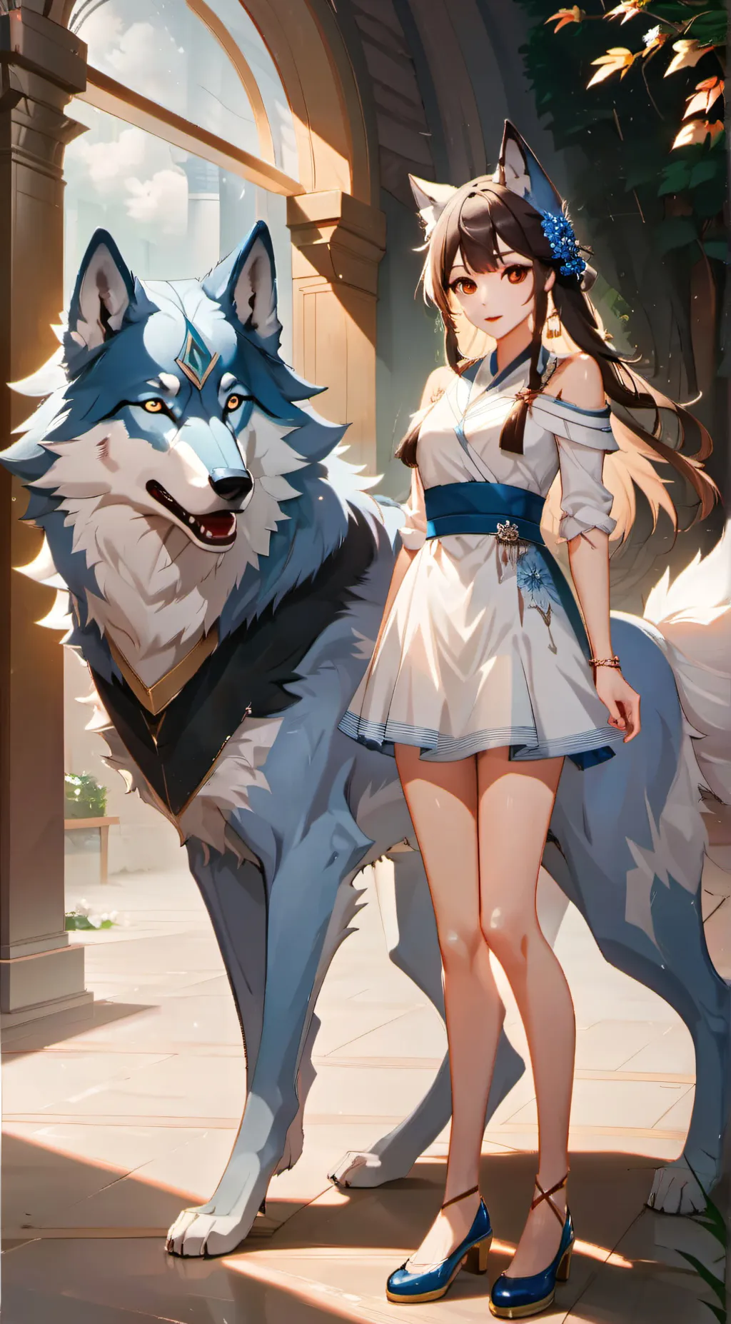 ai character: Lilo and Liger background