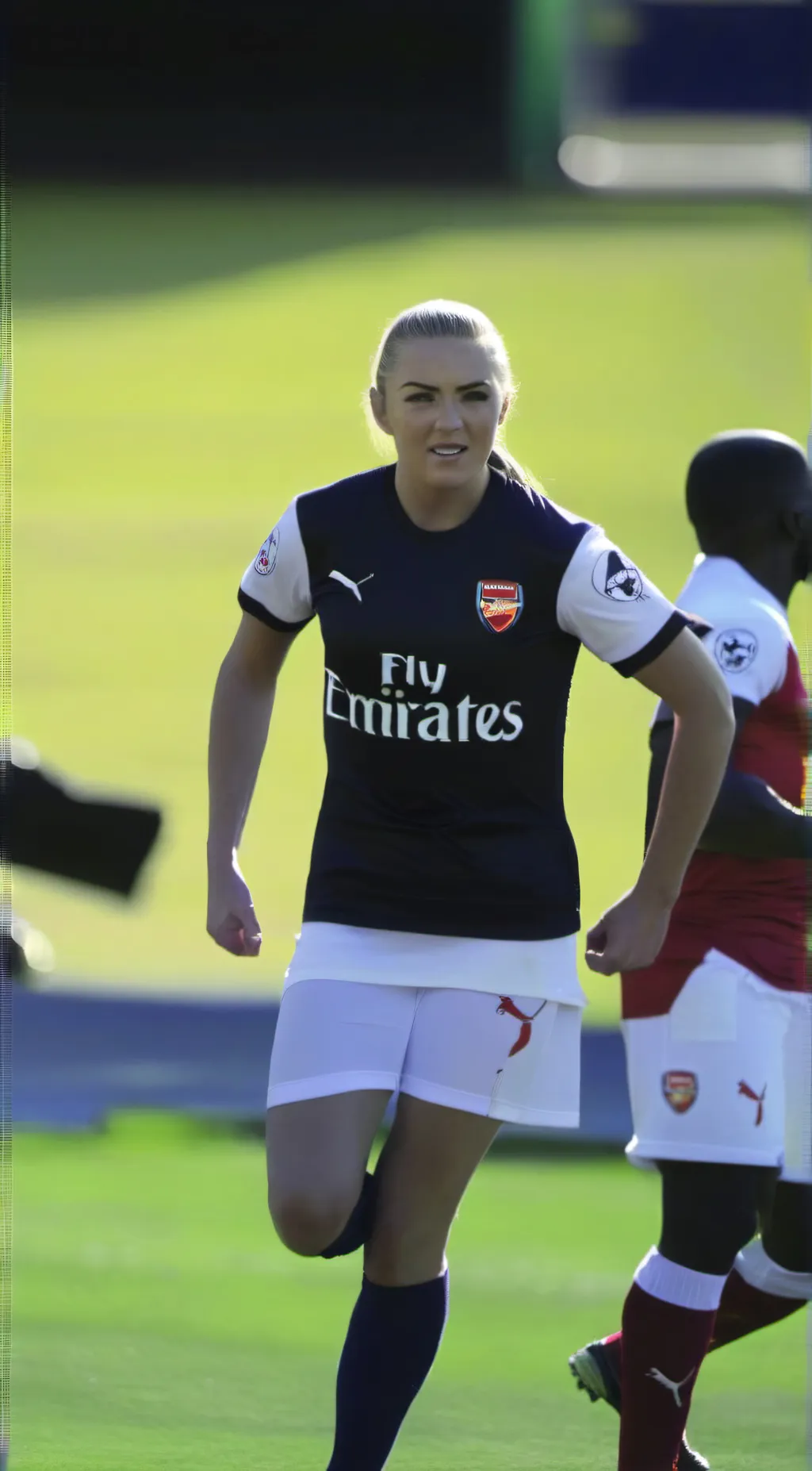 ai character: Katie McCabe  background