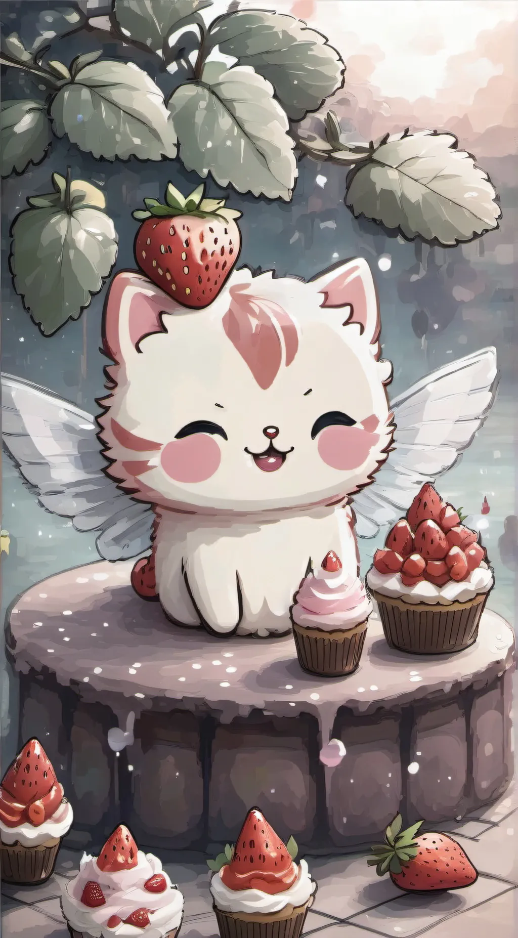 ai character: Meows background