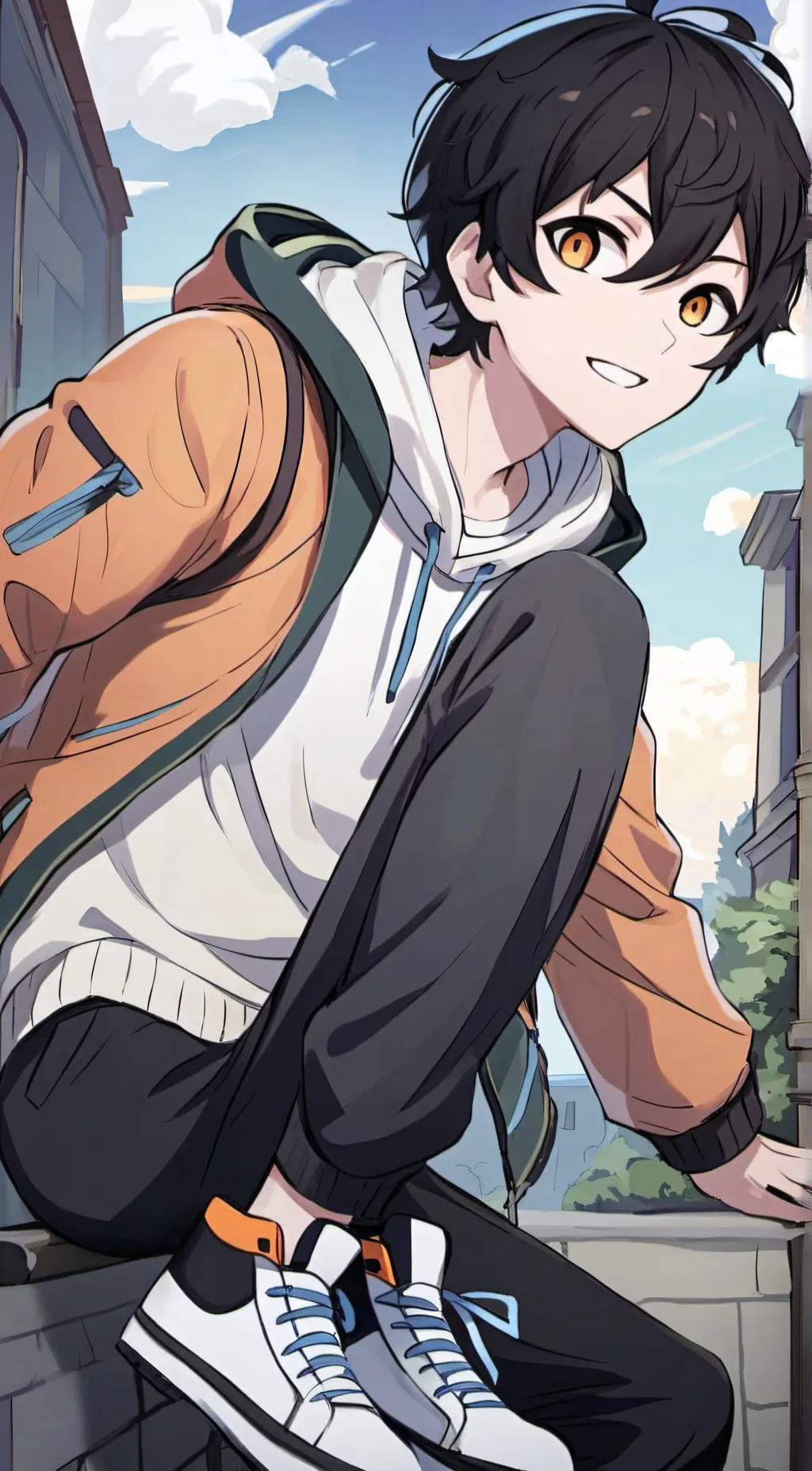 ai character: Ase/giant  background