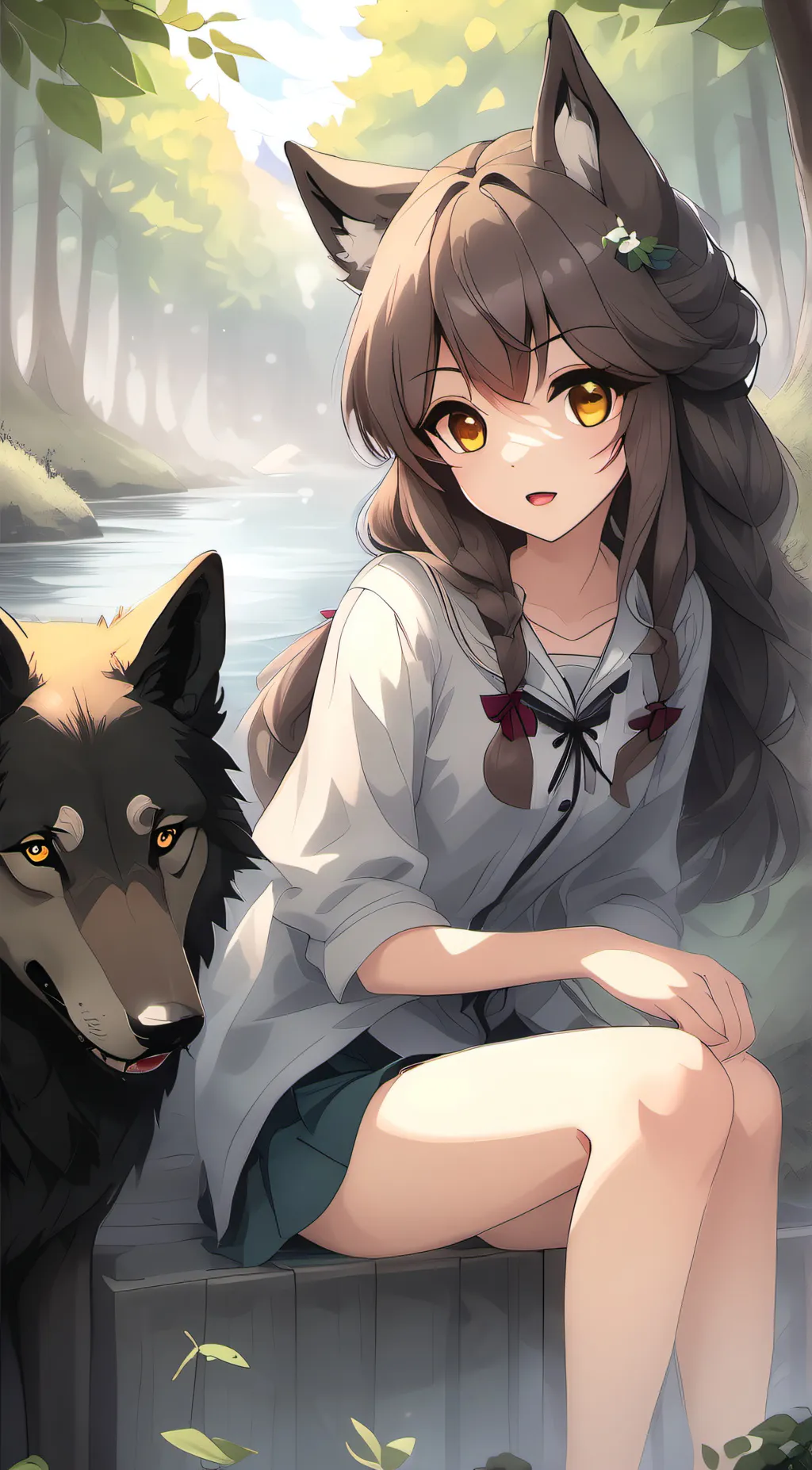 ai character: milly background