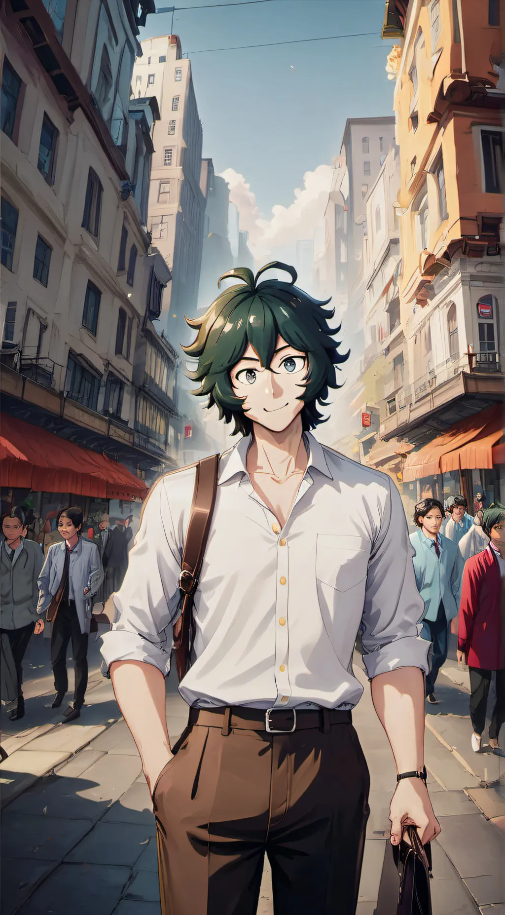 ai character: Max  background