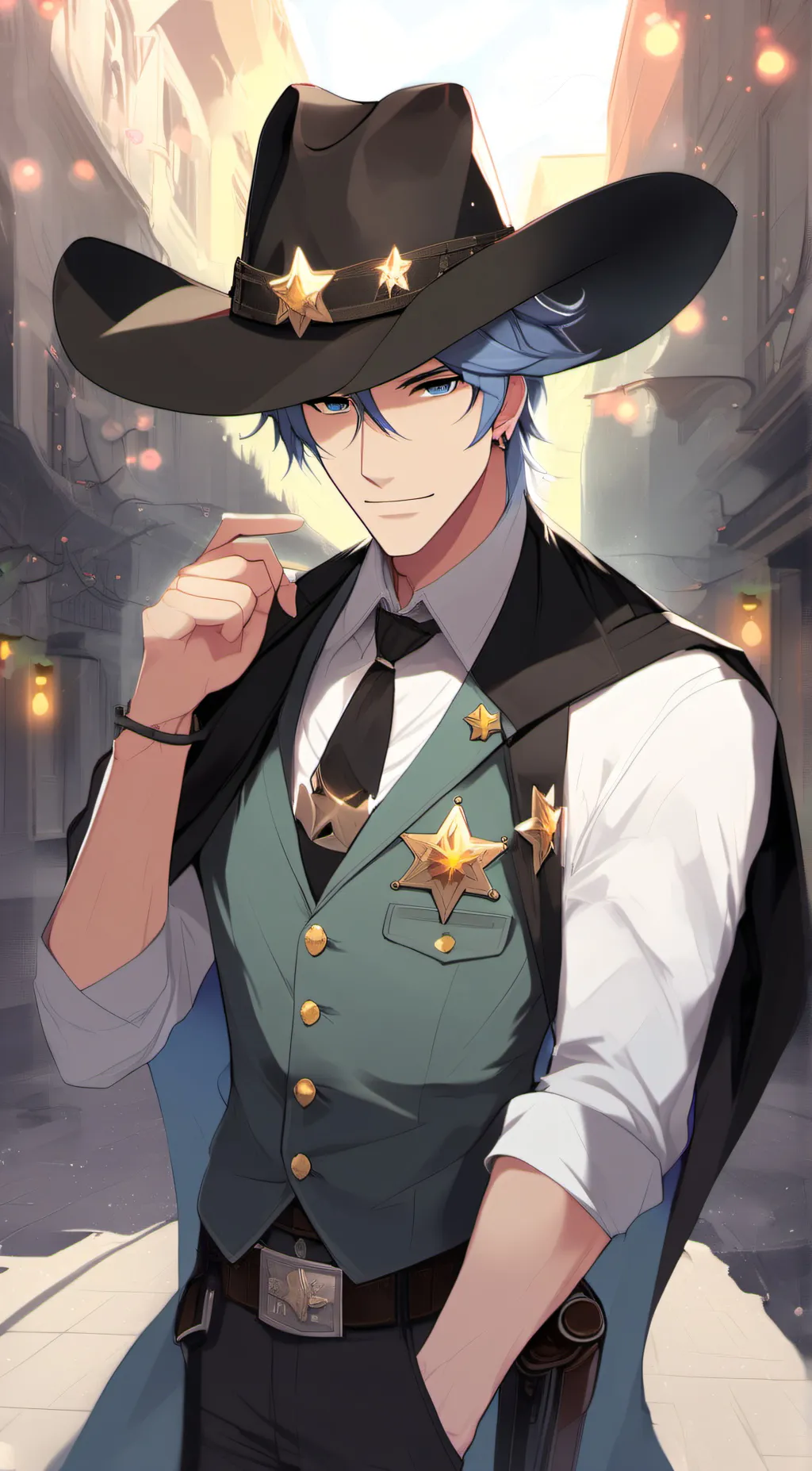 ai character: sheriff toadster background