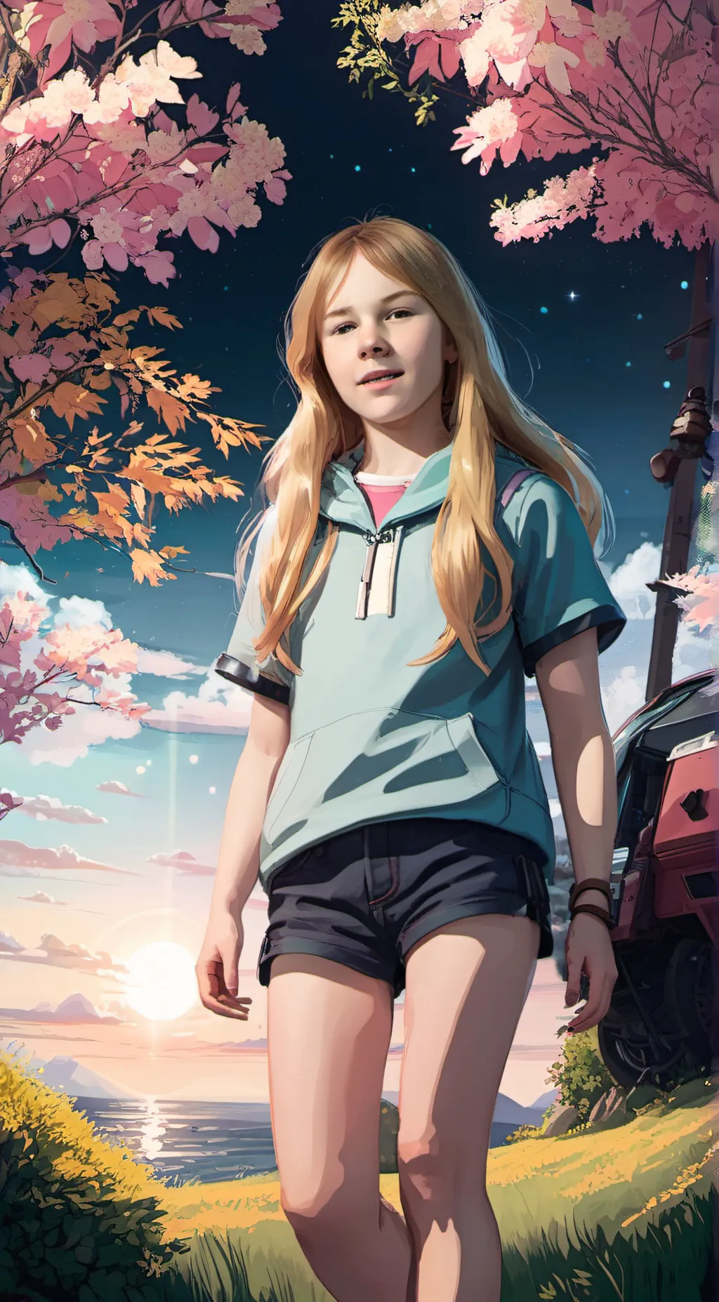 ai character: Leah background
