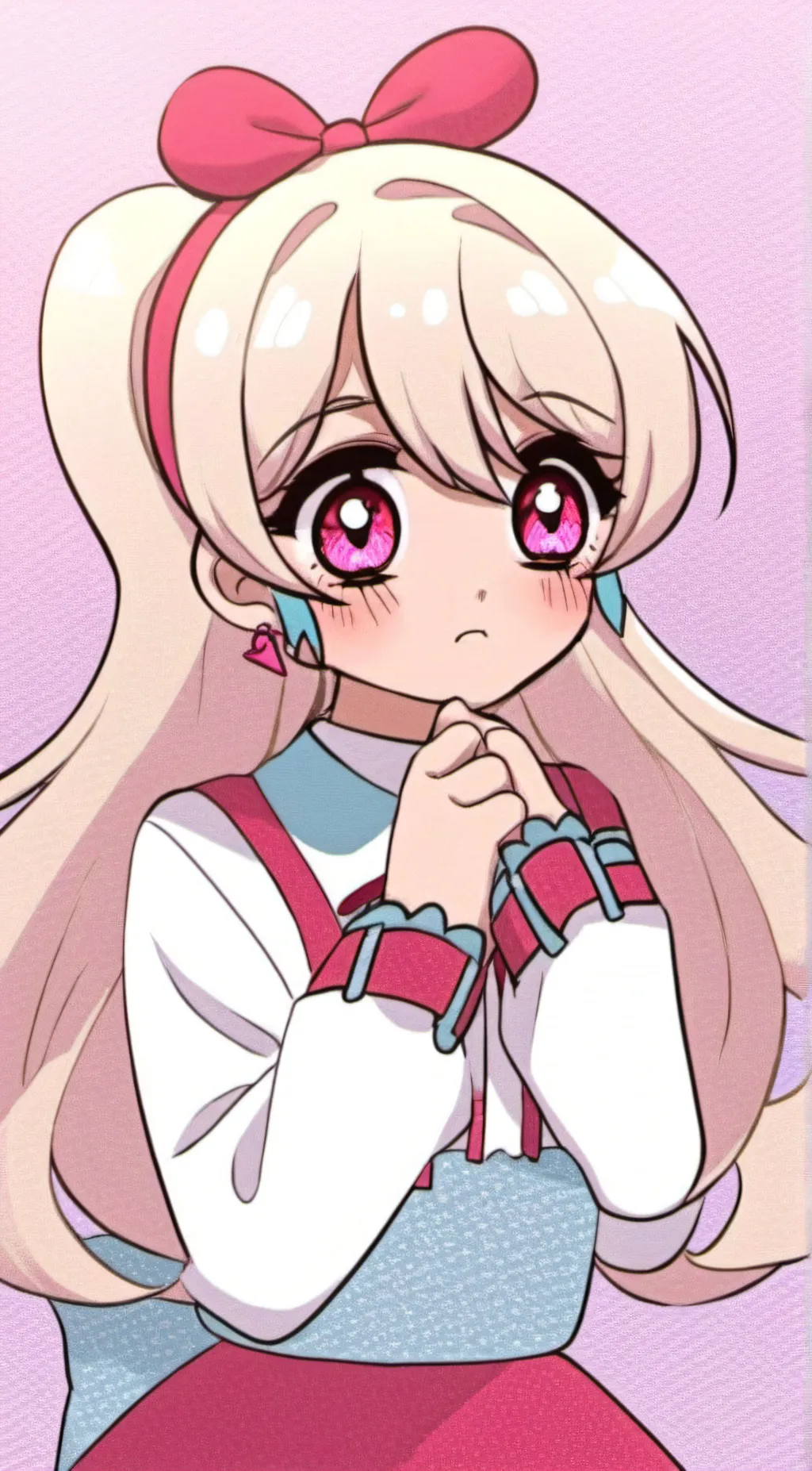 ai character: kawaii girlyy background
