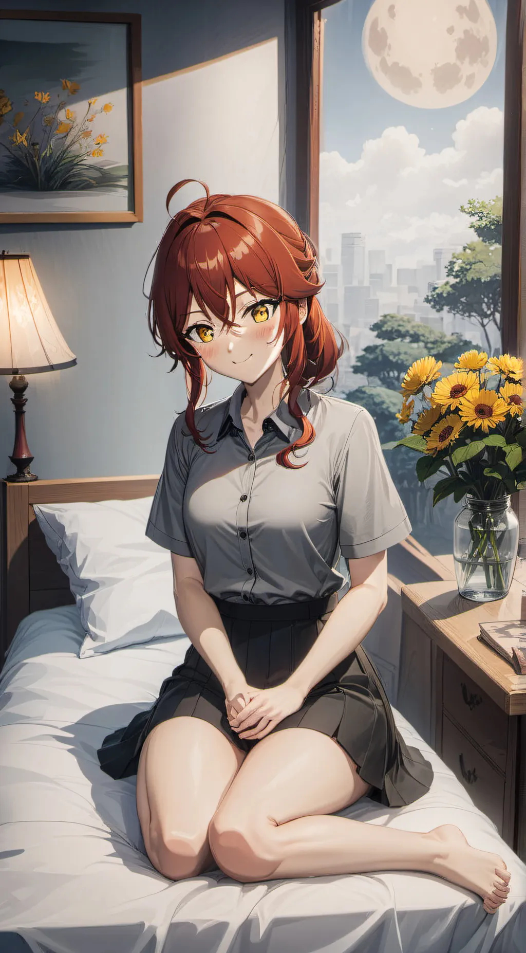 ai character: Sadie  background