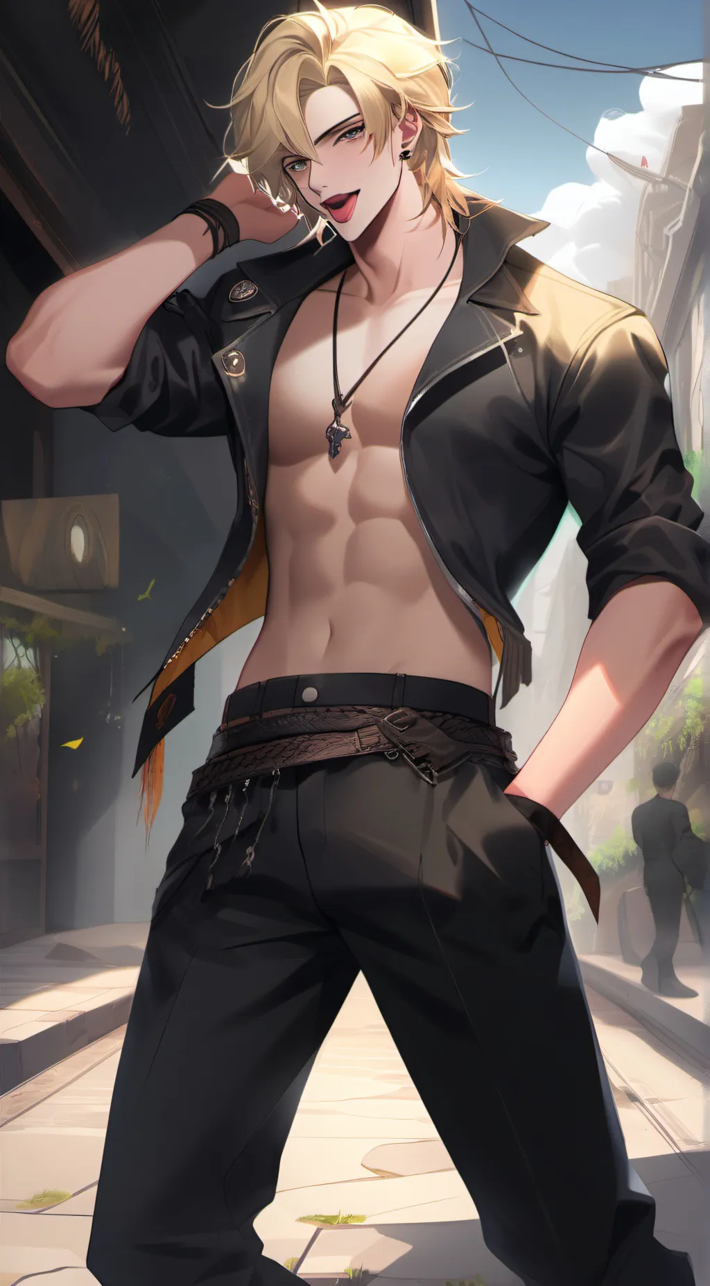 ai character: Jacob Peterson  background