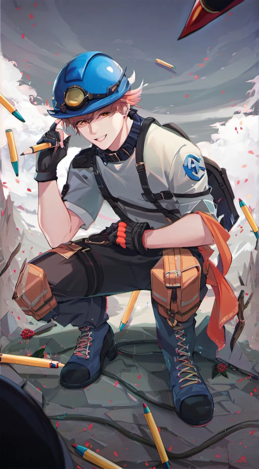 ai character: Jeffy  background