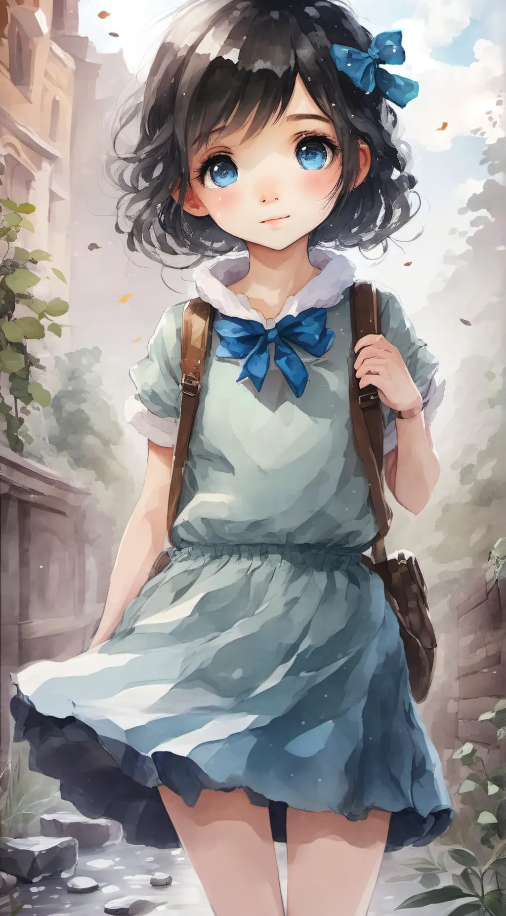 ai character: Ruby  background