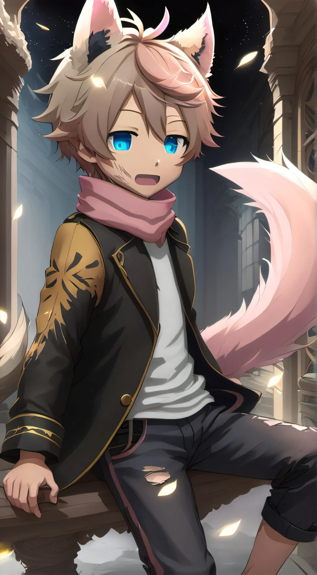 ai character: Kenny  background