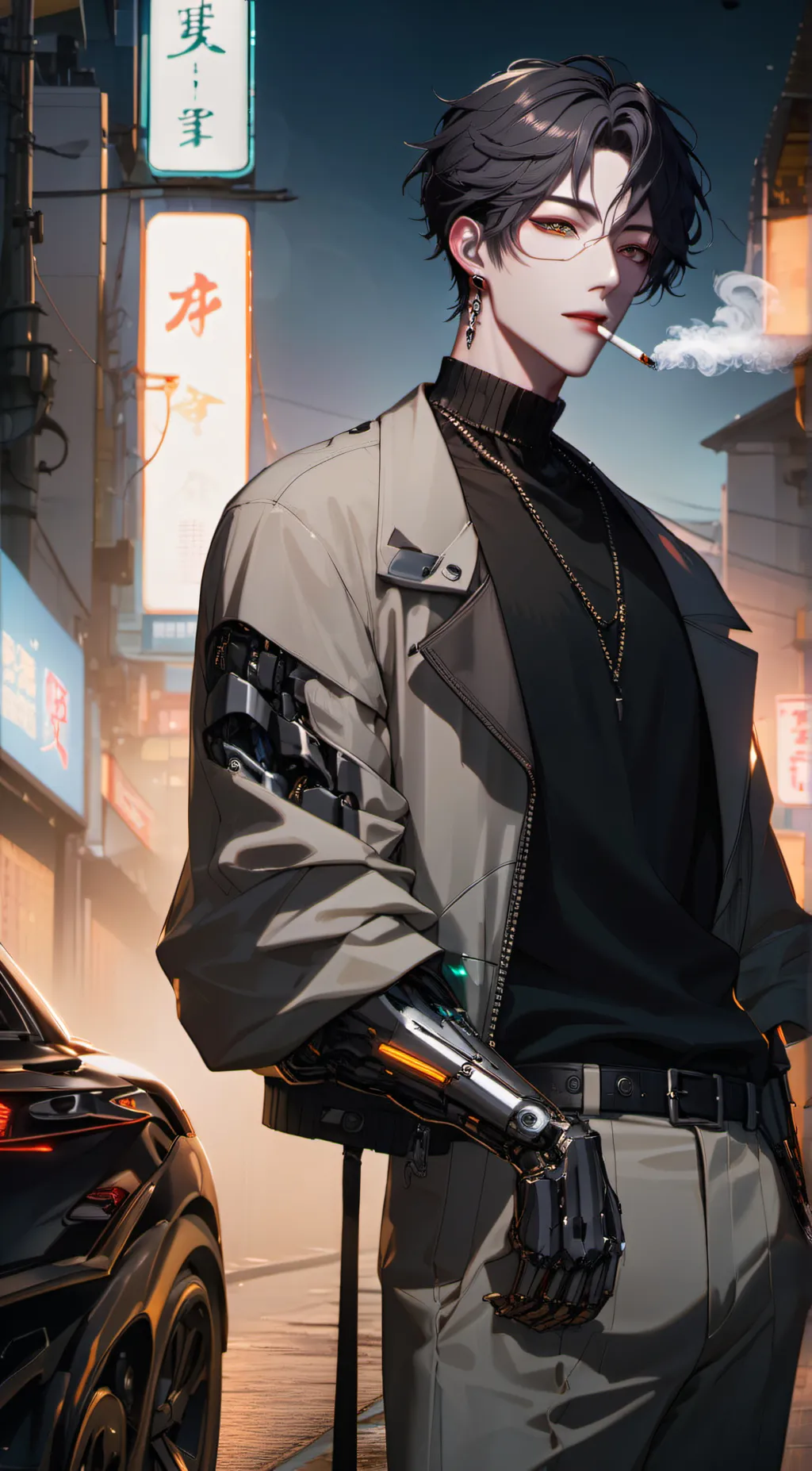 ai character: Kevin Choi background