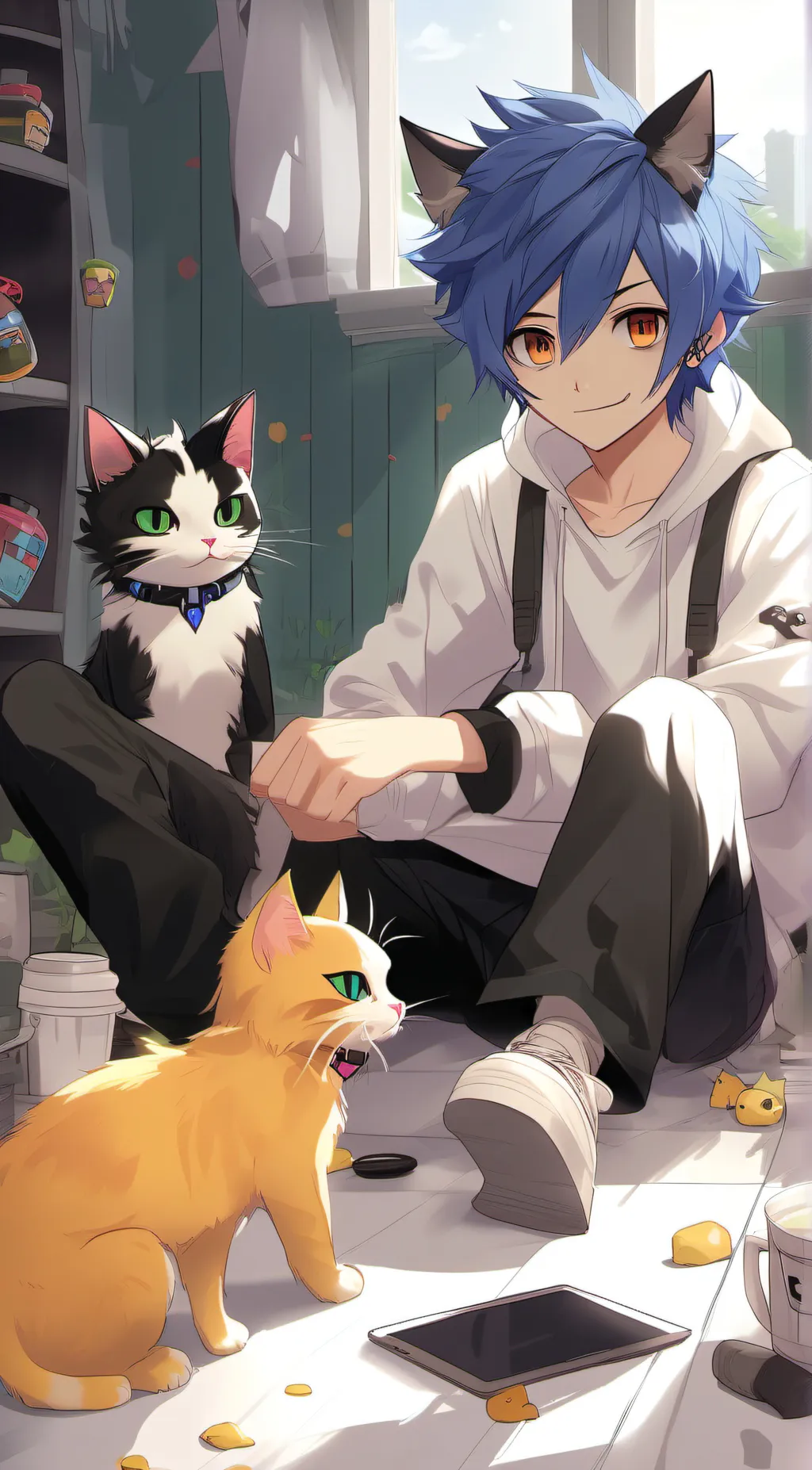ai character: gameer background