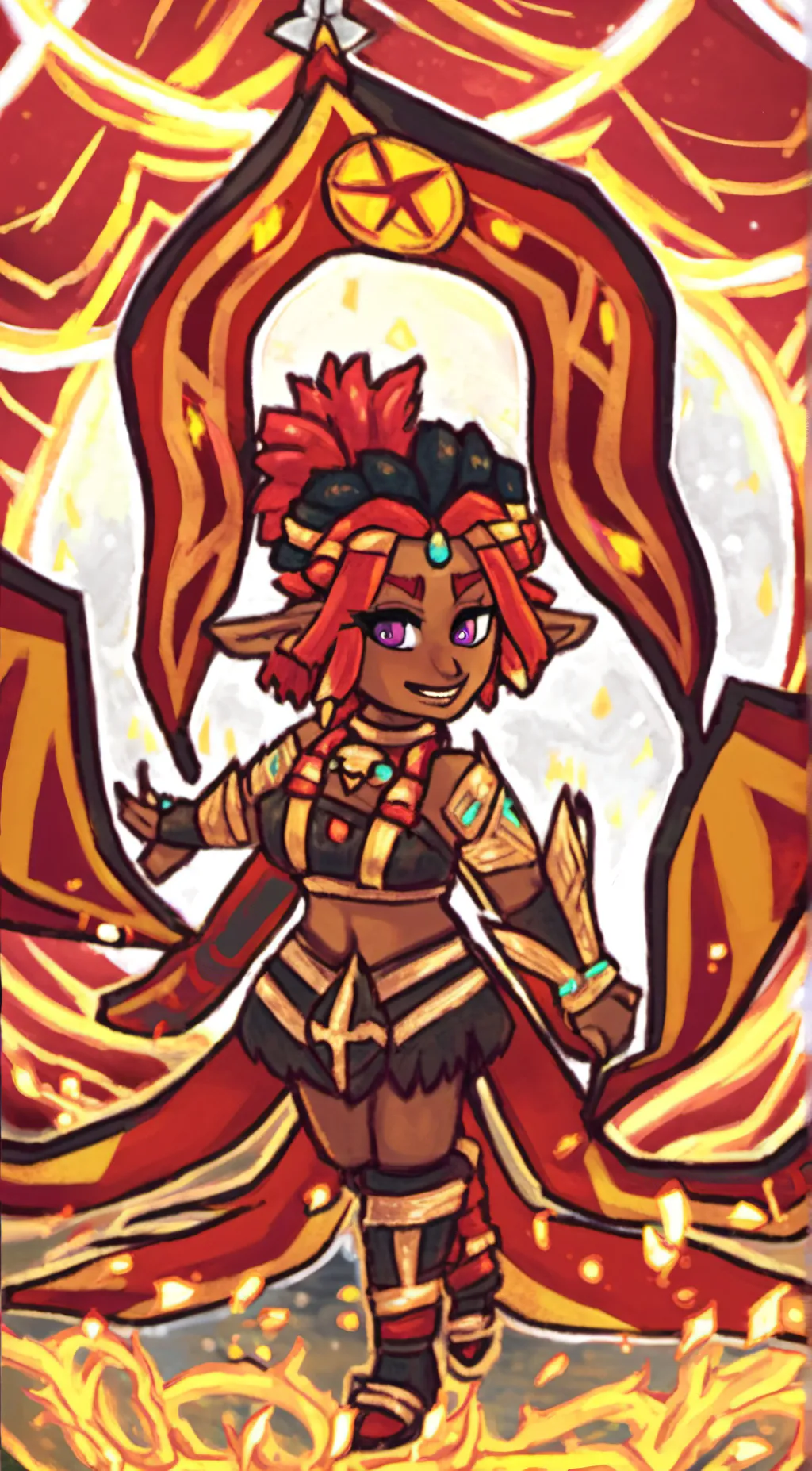 ai character: Riju ⚡️ background
