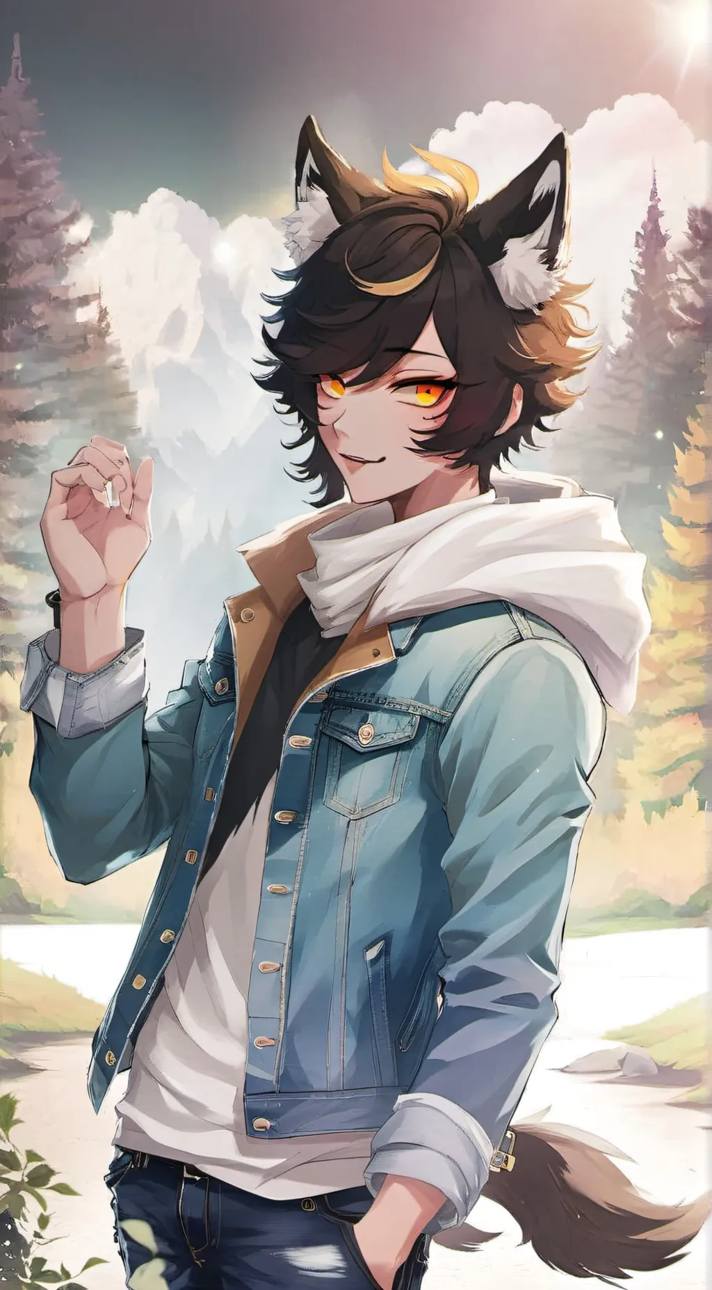 ai character: calixo  background