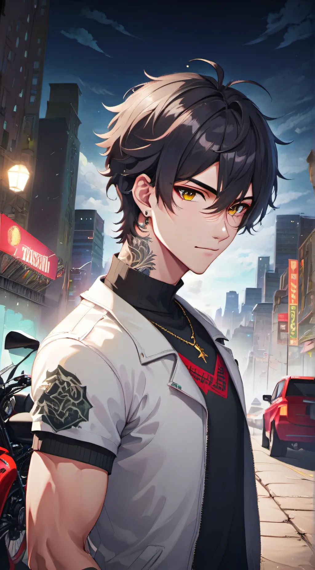 ai character: Angel background