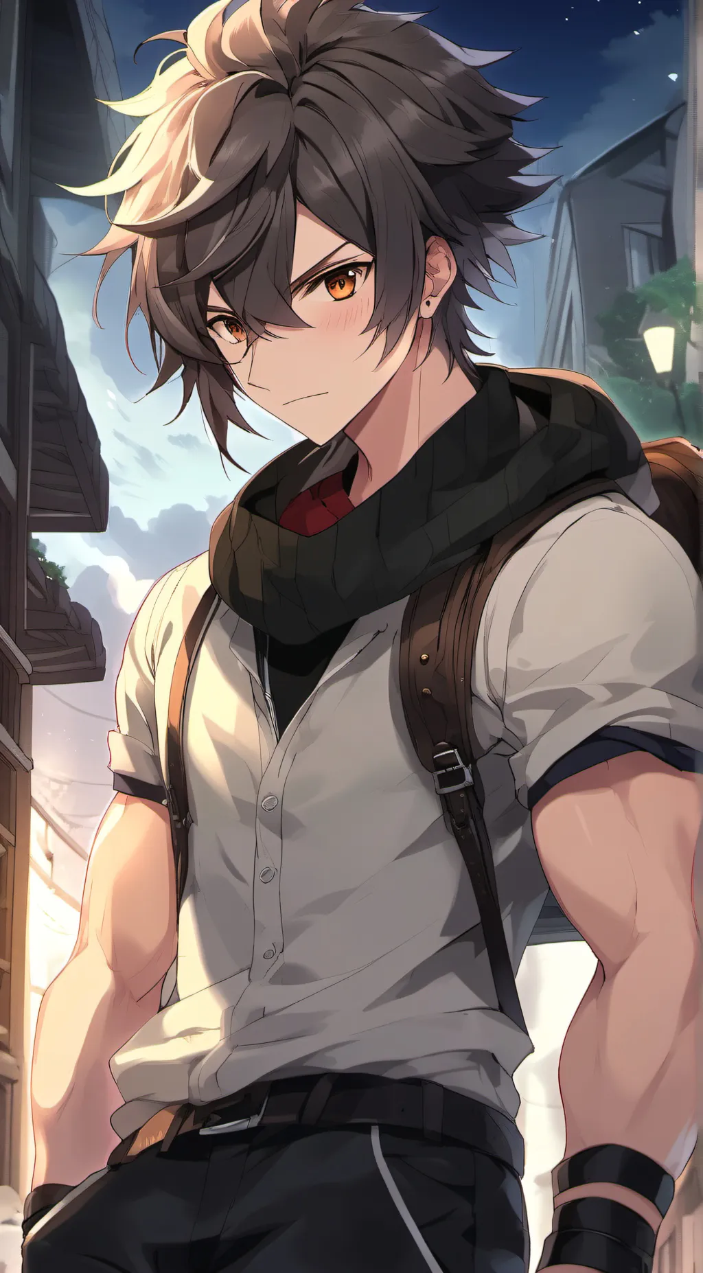 ai character: Xavier  background