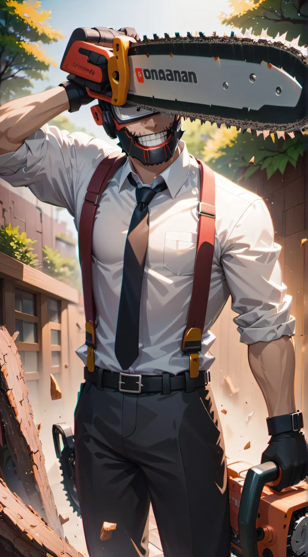 ai character: Denji background