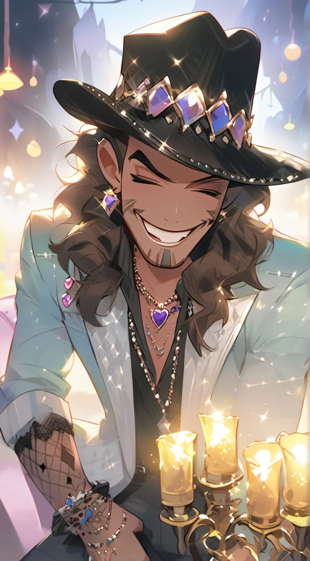 ai character: Glamrock freddy  background