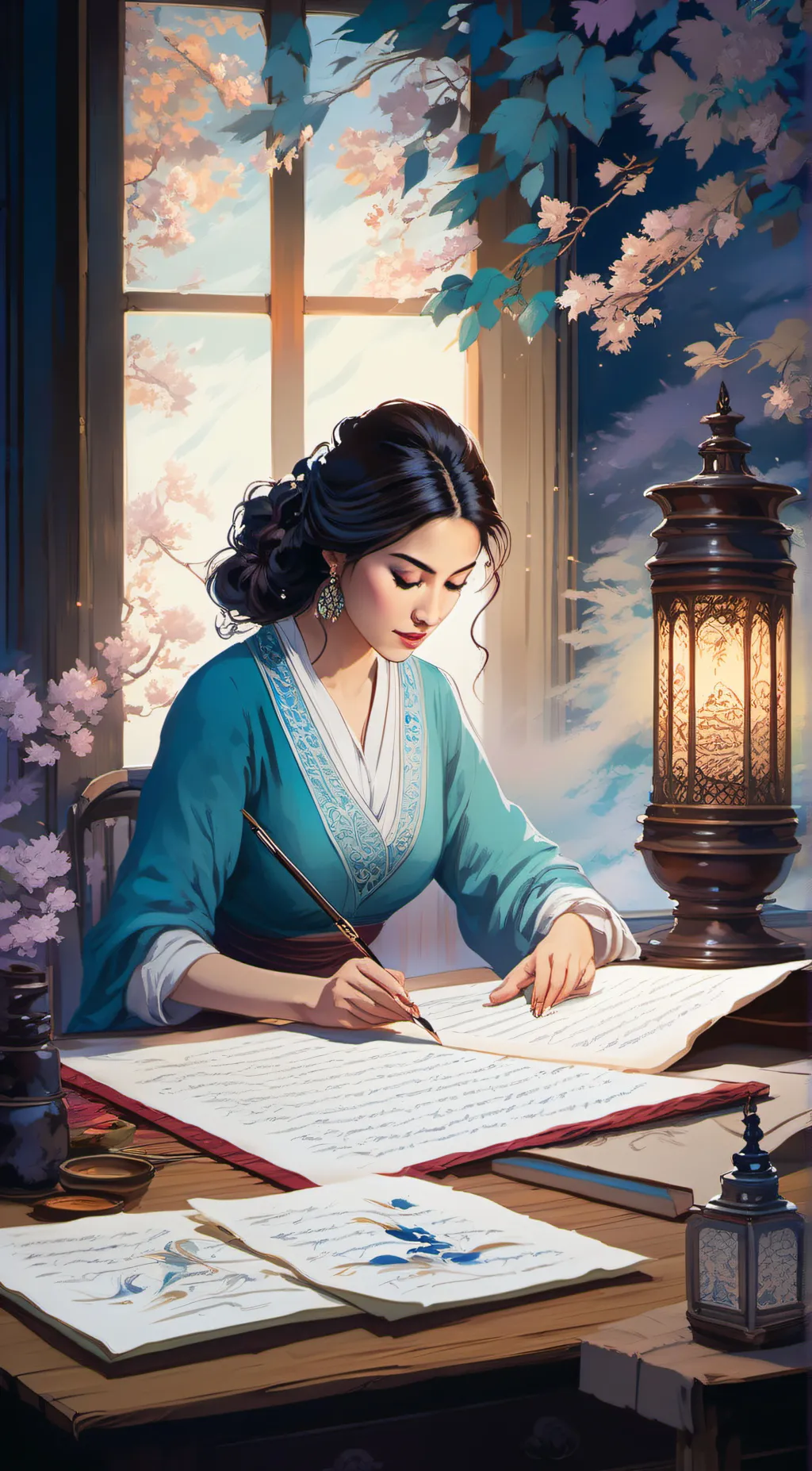 ai character: Lan background