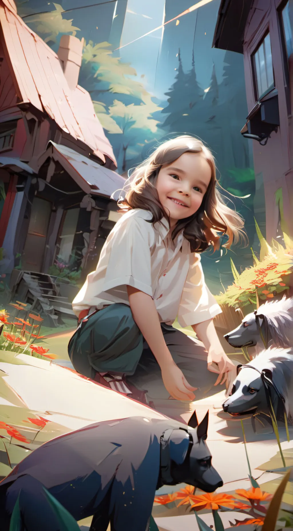 ai character: Skyla background
