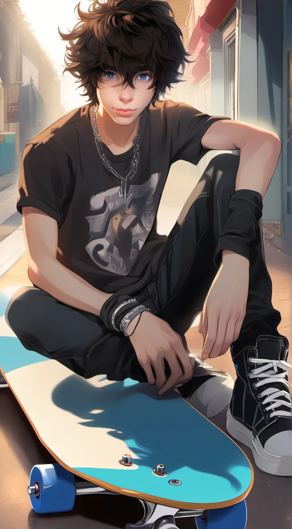 ai character: Koby  background