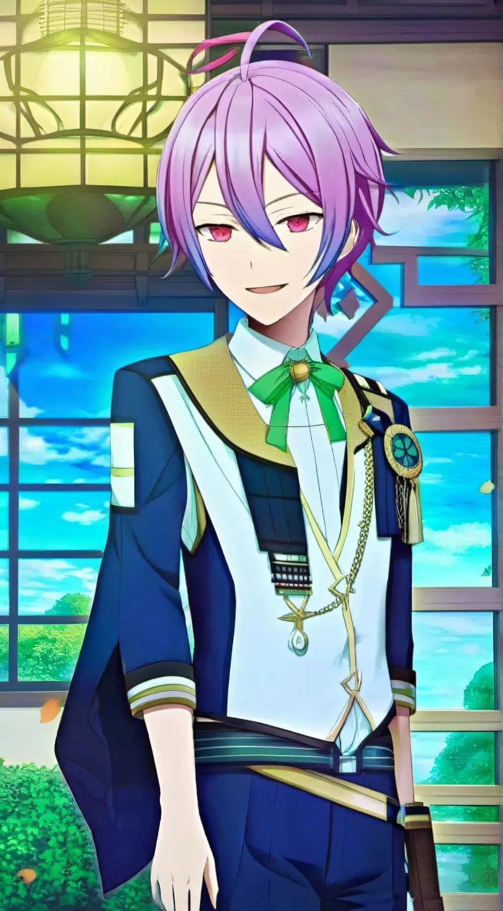 ai character: rui kamishiro  background